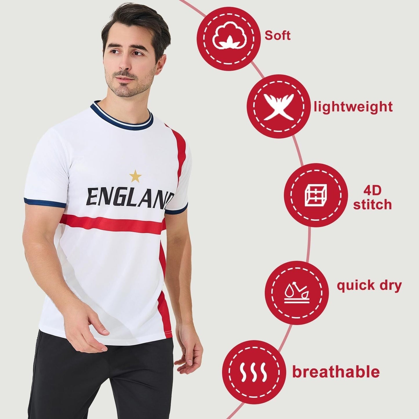 2026 Men's Soccer Jerseys for European/American/Asian/African National Team Fans Football Shirt