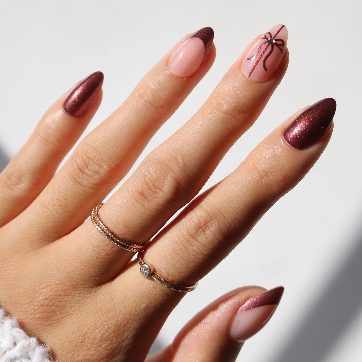 Glamnetic Press On Nails - Lush Coral | Short Oval Fake Nails with Glazed Finish | 30 Nail Kit in 15 Sizes