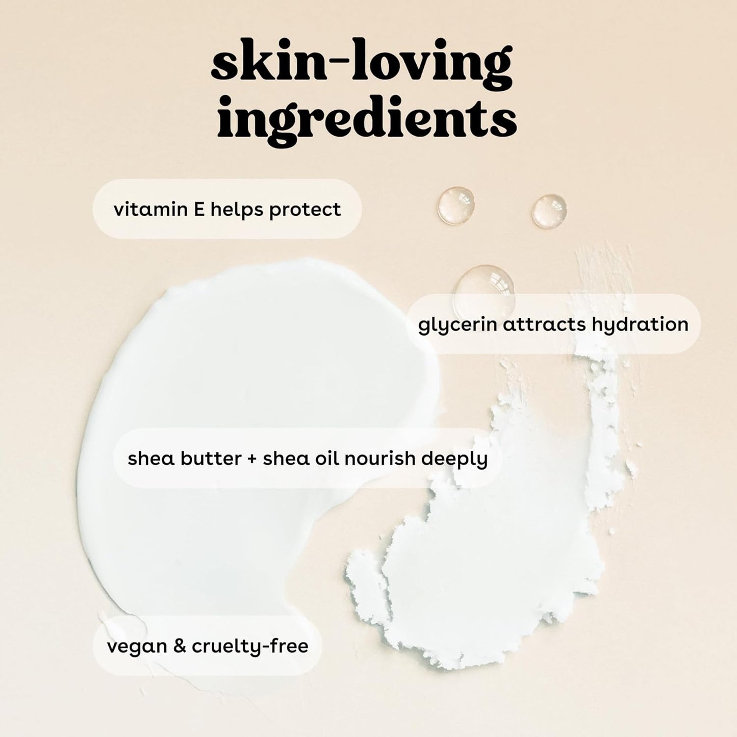 Eos Shea Better Body Lotion - Vanilla Cashmere, 24-Hour Moisture, Lightweight & Non-Greasy | 16 fl oz