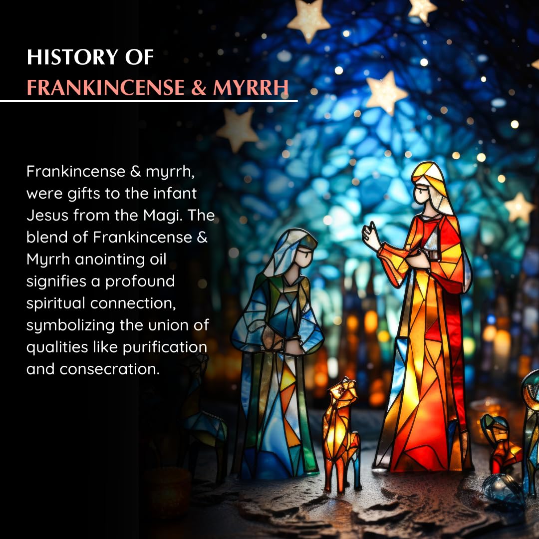 Frankincense & Myrrh Anointing Oil, 9ml, Christian Gifts, Aromafume