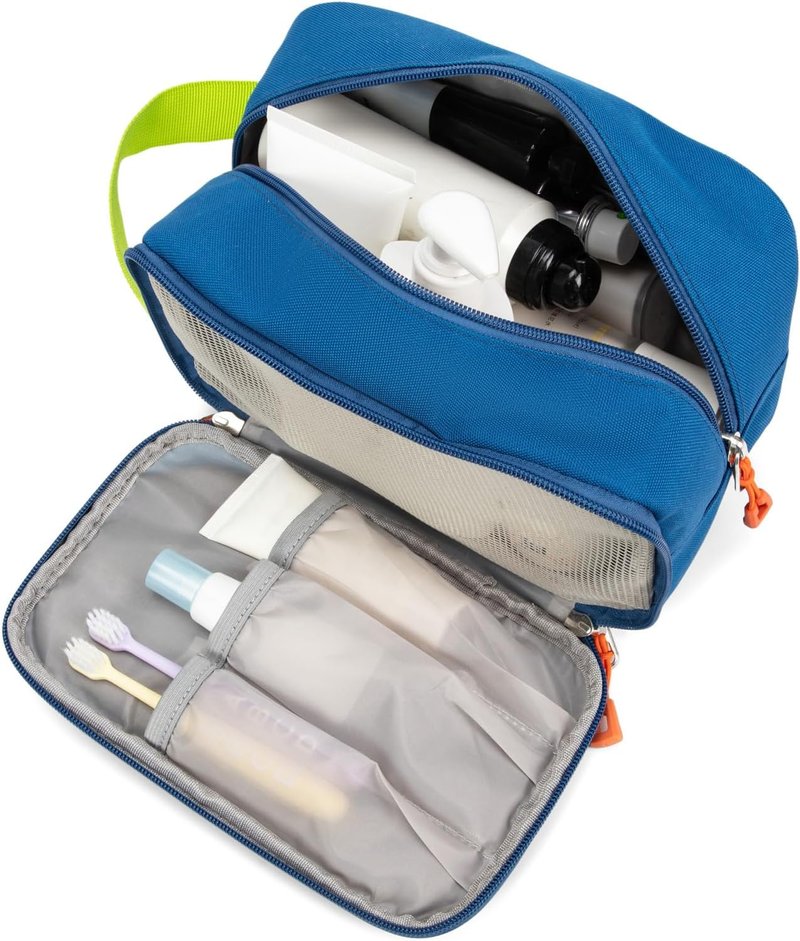 Kids Toiletry Bag - Travel-Friendly Design for Boys & Girls | Small Size, Blue Color