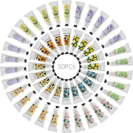 BODY & EARTH Lotion Bulk 50 Pack Mini Lotion Bulk Stocking Stuffers Bachelorette Party Favors Gifts for Christmas Hand Lotion Travel Size Gifts for Women Small Gifts for Women Bridesmaid Gifts