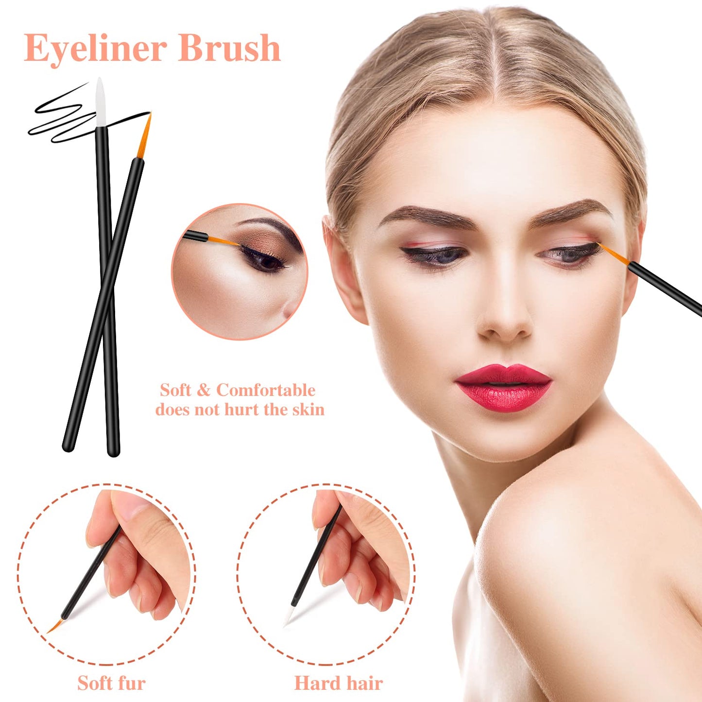 BESARME 270 PCS Disposable Makeup Applicators Tools Kit