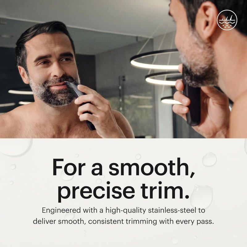 Beard Hedger® Plus Replacement Blade - Stainless Steel Trimmer Blade Refill | Precision Cutting, Easy Snap-On, Waterproof