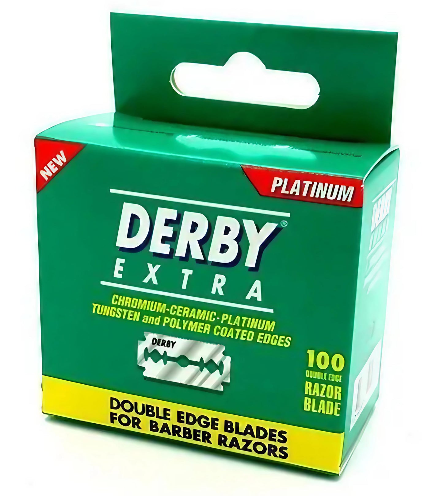Derby Extra Double Edge Safety Razor Blades - Pack of 100 Blades
