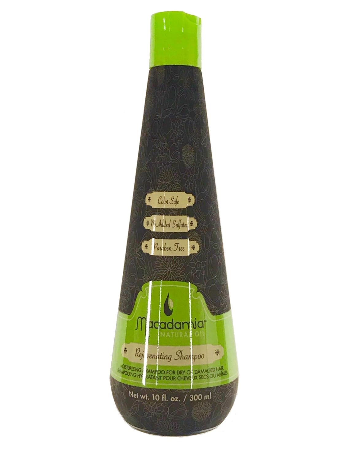 Macadamia Natural Oil Rejuvenating Shampoo - Moisturizing Argan Cleanser for Dry Hair | Sulfate-Free, 10 fl oz
