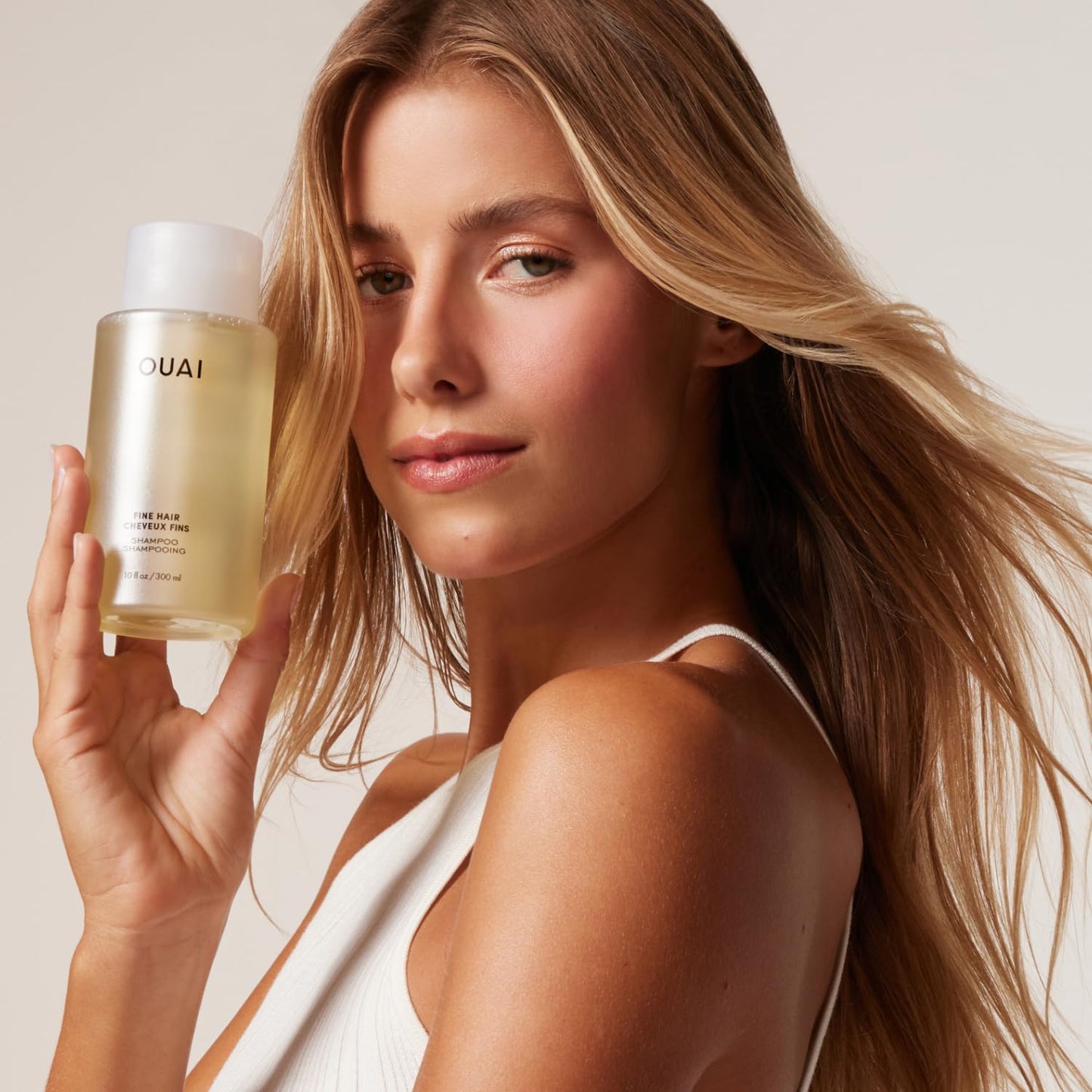 OUAI Fine Hair Shampoo - Biotin Thickening Shampoo for Flat, Thin Hair | Volumizing & Strengthening with Keratin & Chia Seed Oil - 32 Oz