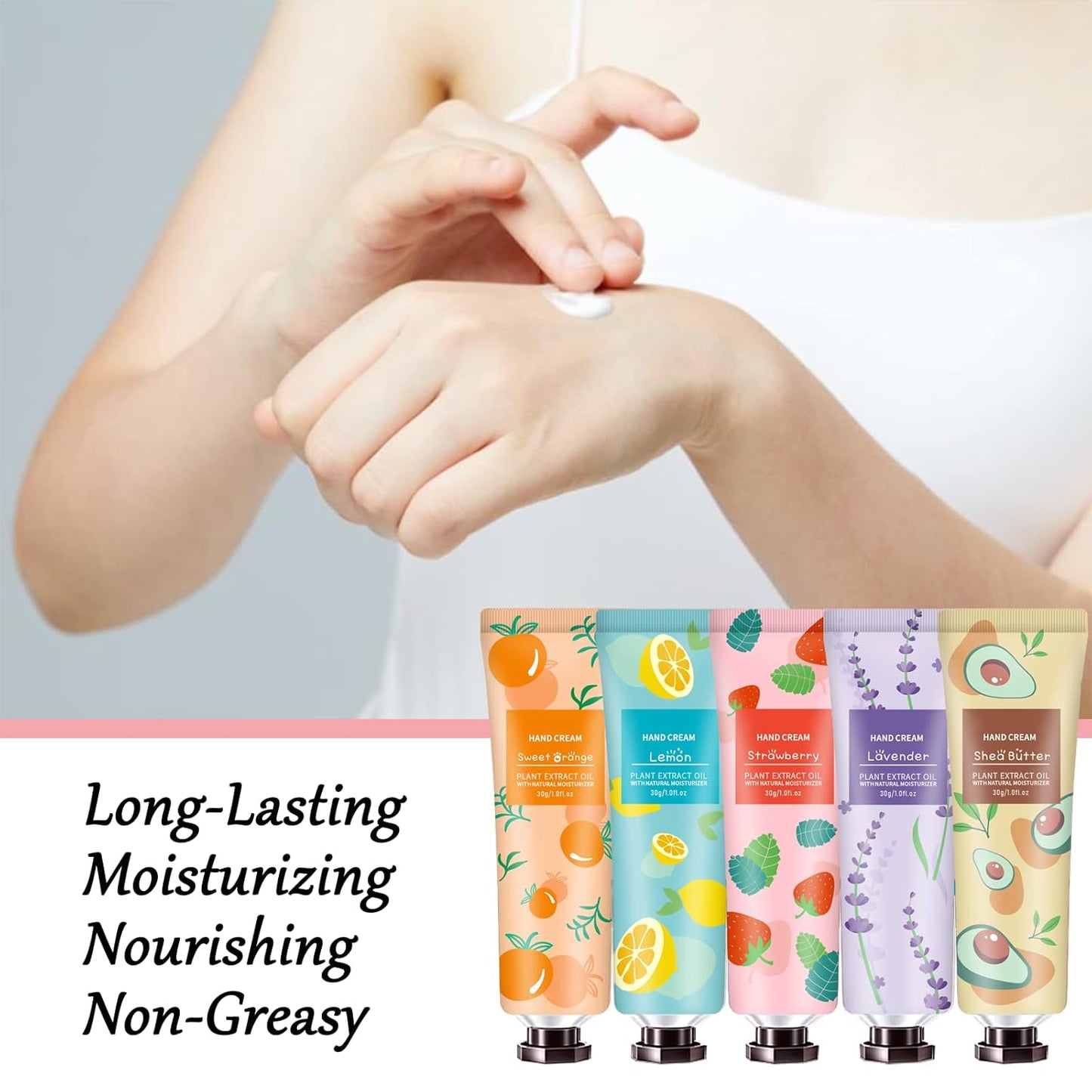 Hand Cream Set - 10 Pack Moisturizing Lotion for Dry Cracked Hands | Ideal Gifts for Women, Teens & Bridesmaids