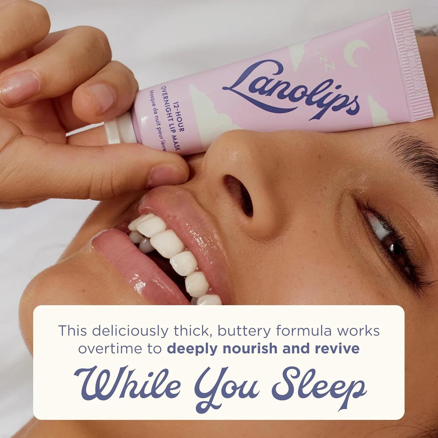 Lanolips Overnight Lip Mask & Golden Dry Skin Salve Duo | Deep Hydration & Repair - 0.52 oz & 25 g