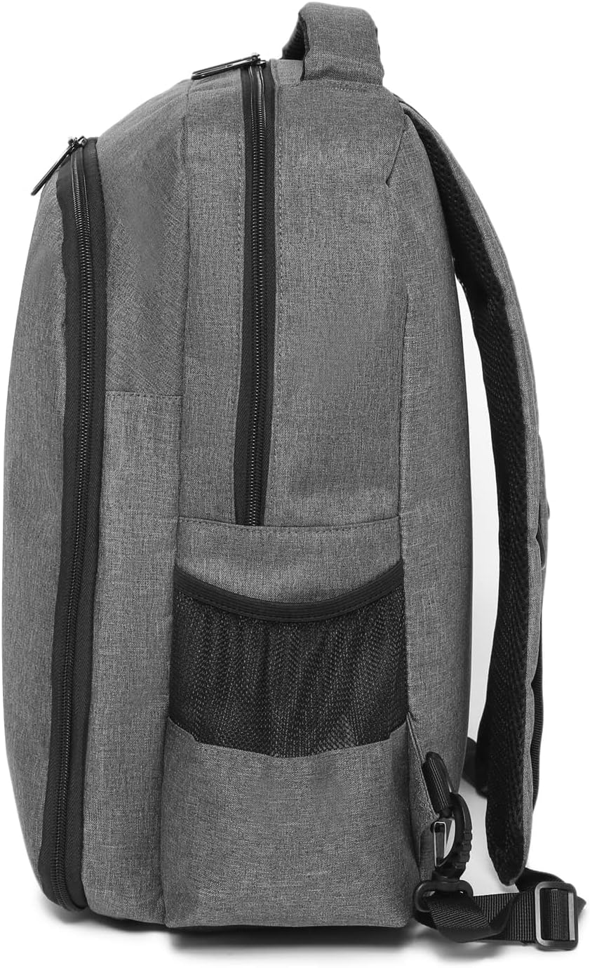 Professional Barber Supplies Backpack - Large Capacity Hair Cutting Tools Bag | Gray, Three Layer Design