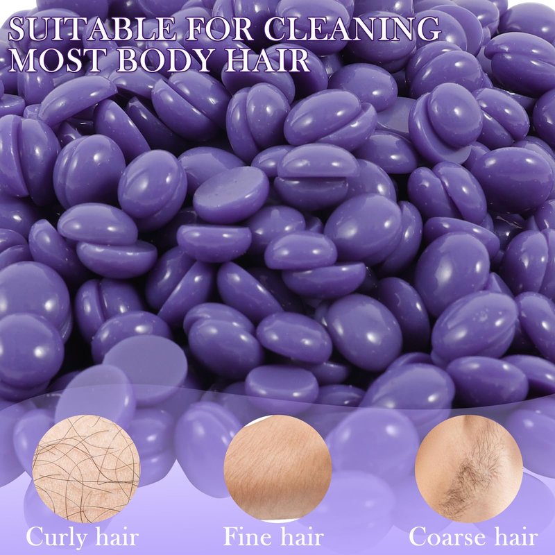 Wax Beads Bulk - 3.3lb Wax Beans Supplies for Esthetician - Professinal Painless Waxing for Face, Upper Lip, Bikini, Leg, Women Natural Melting Kit - Hypoallergenic Hard Wax Beads Bulk