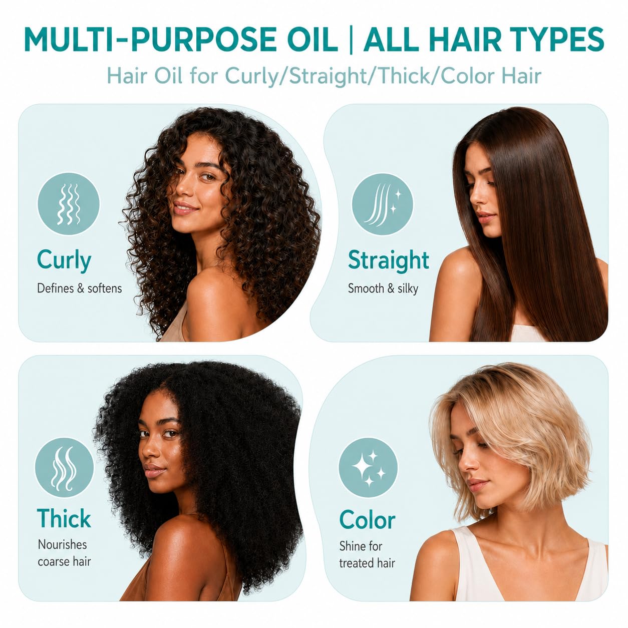 TRIMYFITER Argan Oil, Hair Oil for Frizzy Hair, Hair Care Oil Natural Serum Help Split Ends Dry Scalp Hair Care Products Strengthen Dry Damaged Curly Long Curly Hair Treatment Heat Protectant