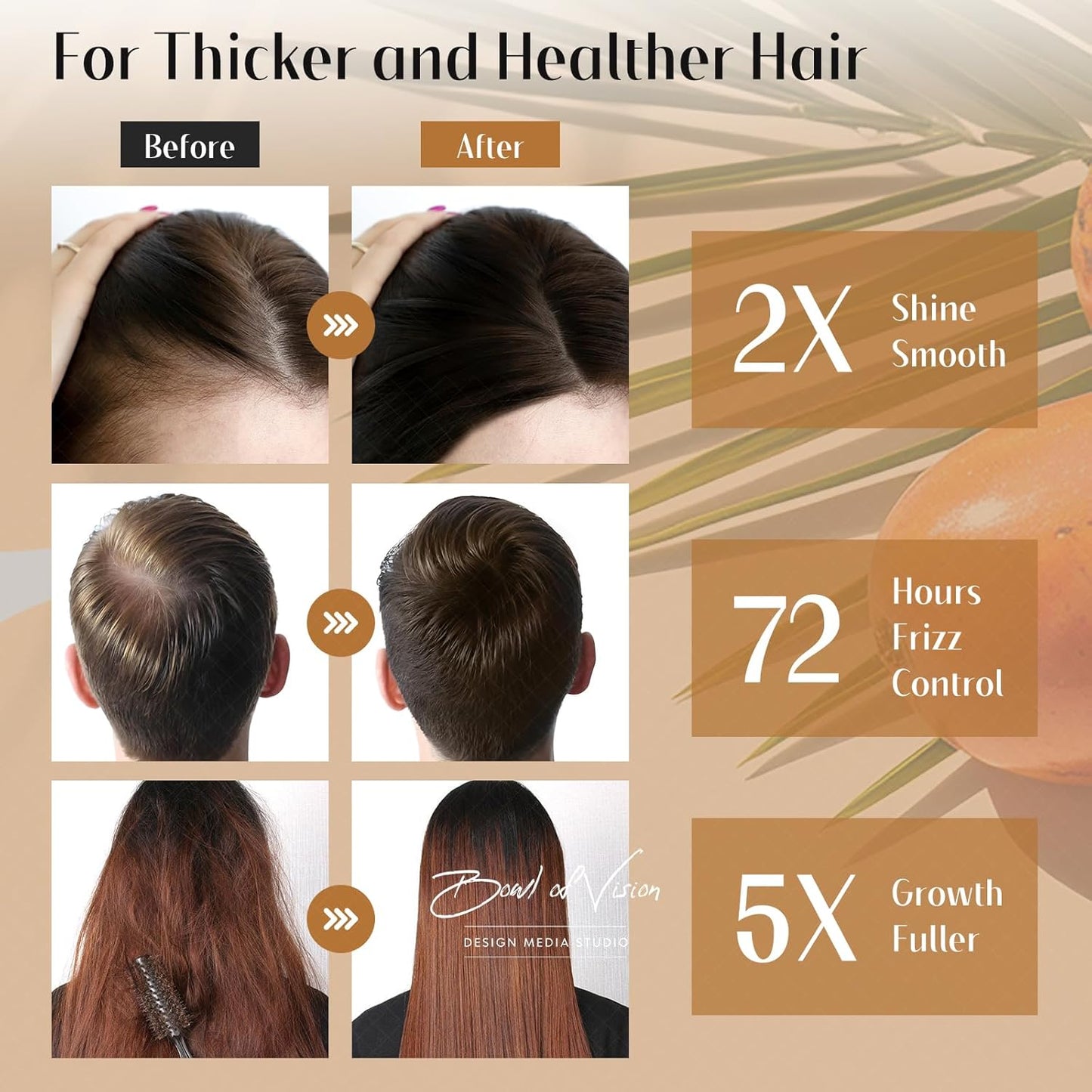 Batana Oil for Hair Growth - 100% Pure Organic Oil from Honduras | Restores Dry, Damaged Hair