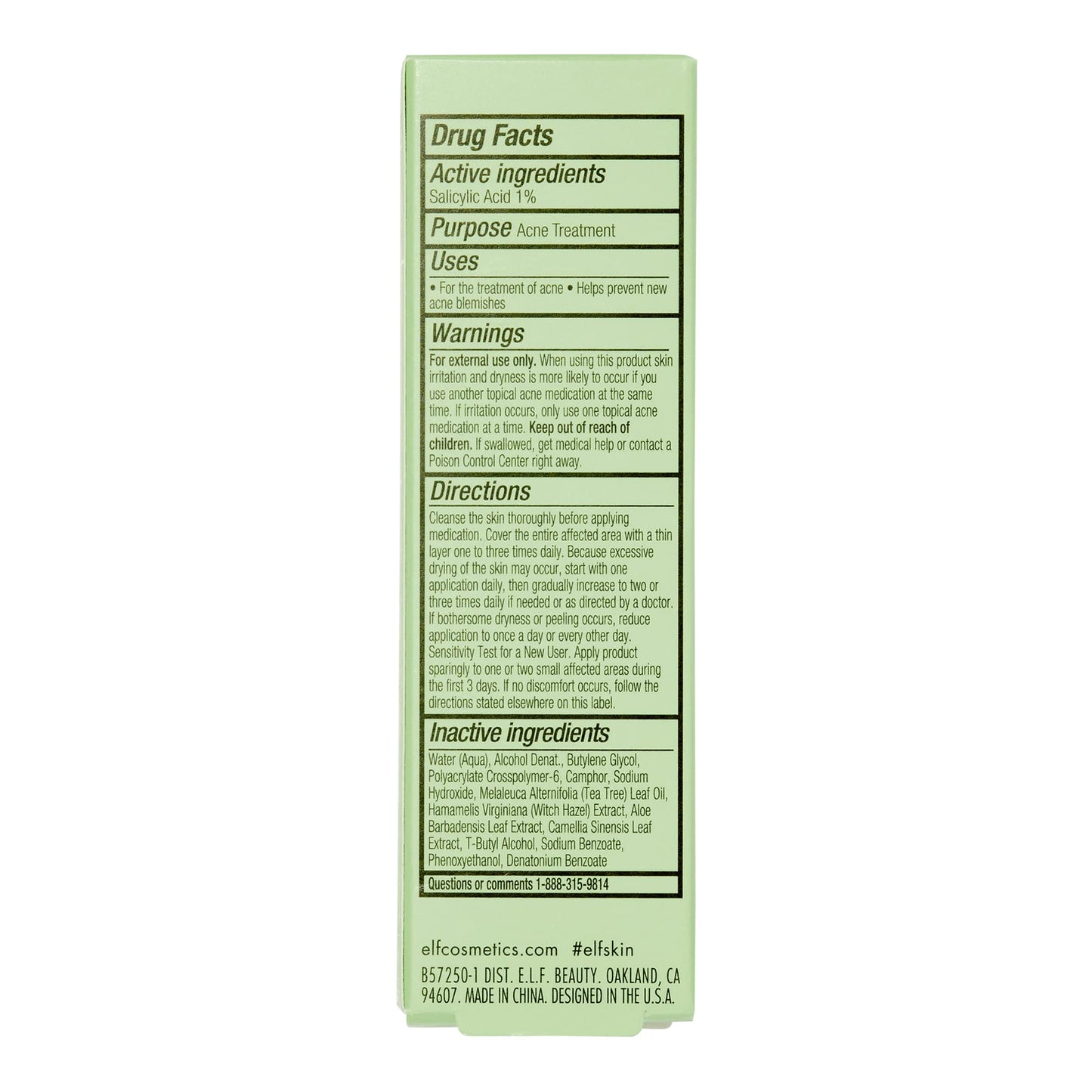 e.l.f. SKIN Blemish Breakthrough Blemish Fighting Spot Gel, Roll-on Blemish Spot Gel For Targeting & Treating Blemishes, Infused With Salicylic Acid