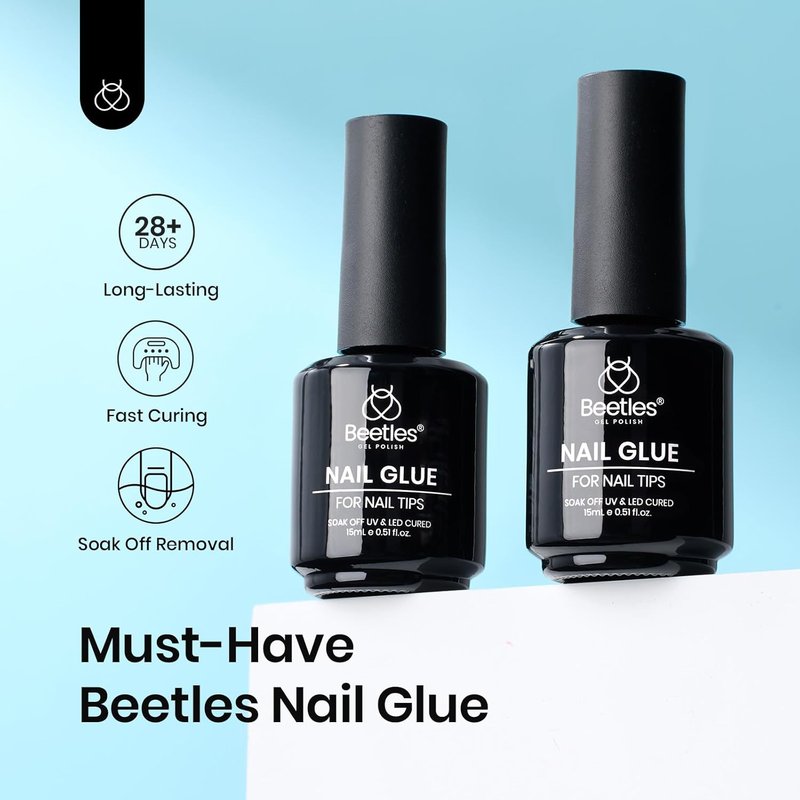 Beetles Protein Nail Dehydrator - 3-in-1 HEMA-Free Primer & Gel Glue | 15ml, Enhances Adhesion & Removes Excess