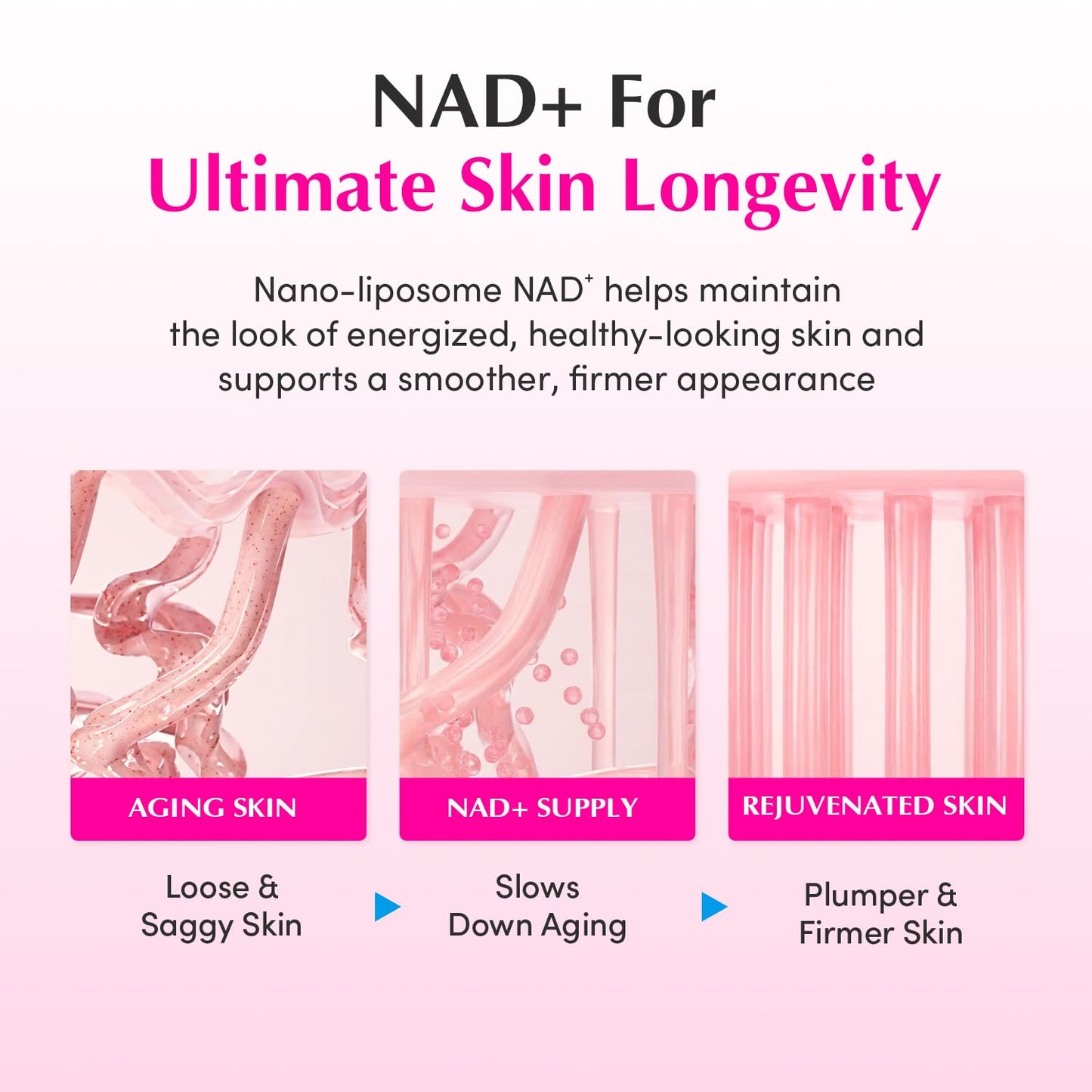 NAD+ Peptide Boosting Cream - Anti-Aging Face & Body Cream with 5% NAD+ & 13 Peptides | Firming Pink Neck Cream (1.69 fl. oz / 50ml)