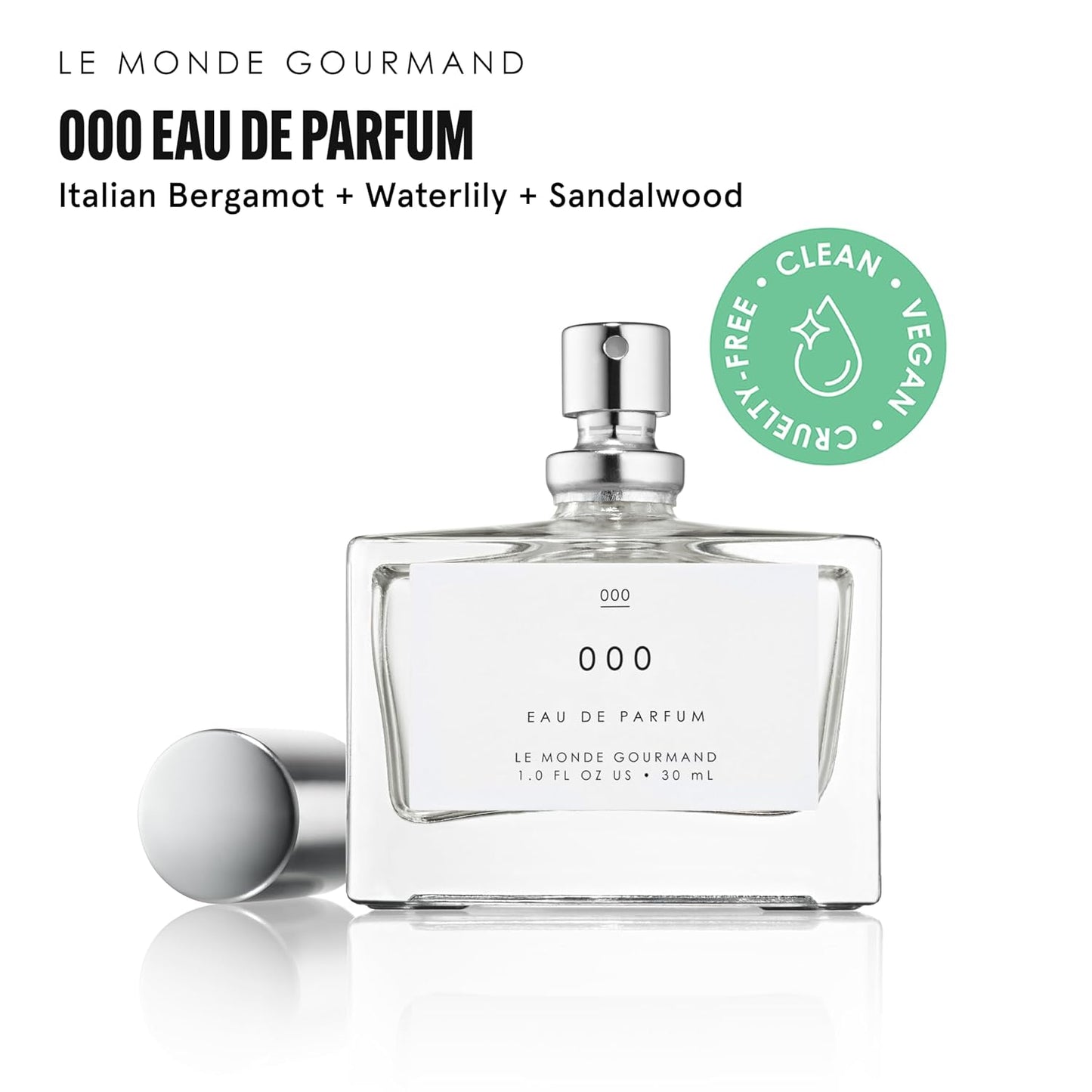 Le Monde Gourmand Eau de Parfum Spray - Sandalwood, Bergamot & Water Lily Notes | 1 fl oz (30 ml)