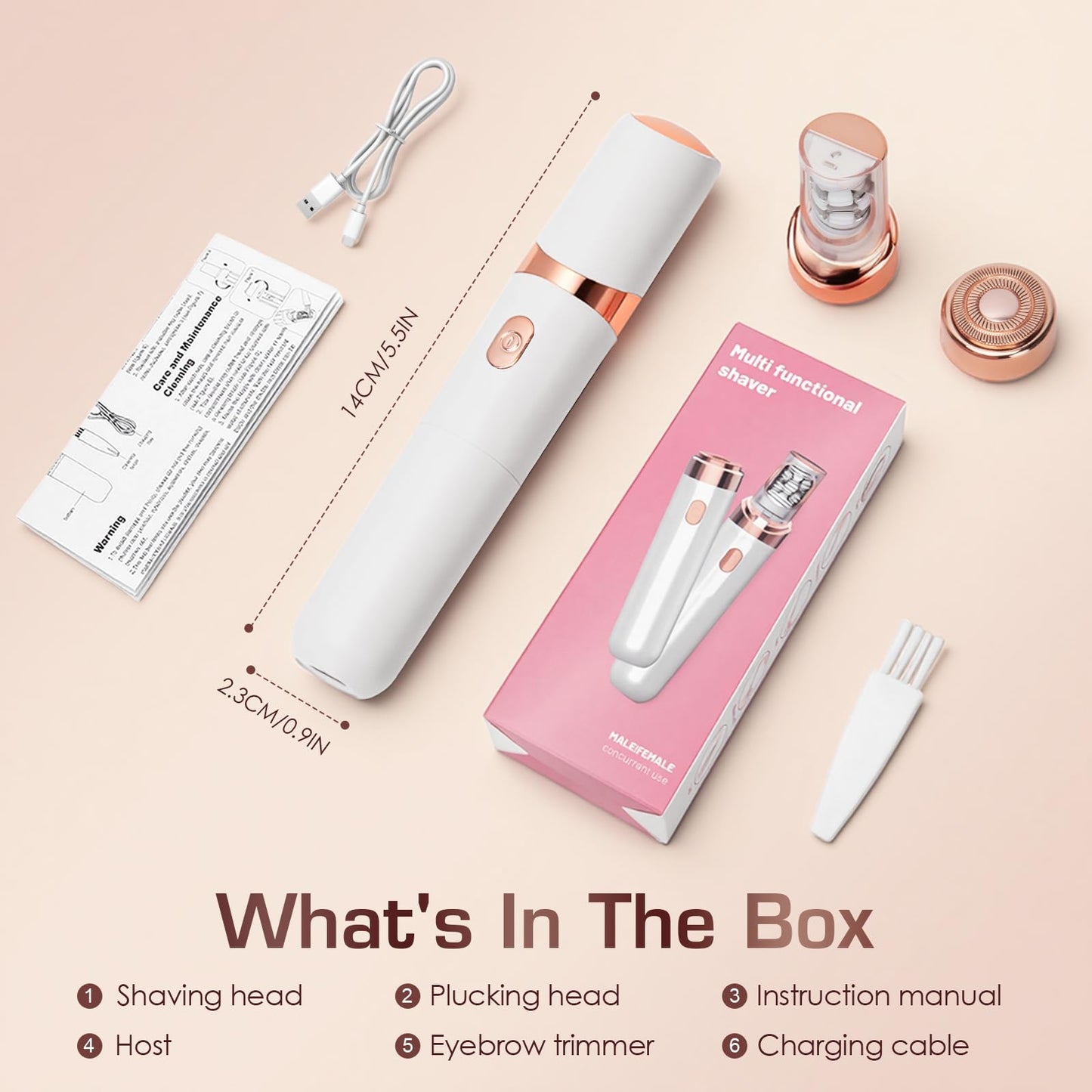 Pxiluyna Pro 3.0 Women Face Epilator - Plxuyepli 2-in-1 Gentle Root Removal for Coarse & Fine Hair,2026 New Upgrades Rechargeable Shaver Electric Depiladora for Face/Legs/Bikini Smooth Skin (White)