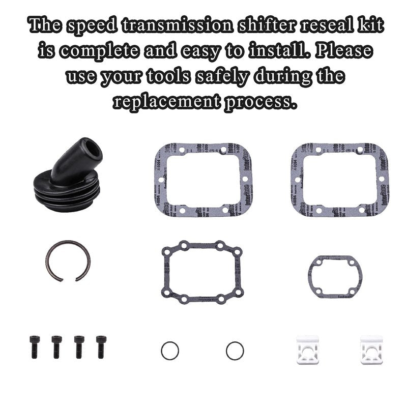Speed Transmission Shifter Reseal Kit 5-Speed Compatible with Guides 1987-2001 Ford F250 F350 F450 ZF S5-42 S5-47 ZF42-SK1 3/4 and 1 Ton Pickup Trucks Auto Replacement Repair Parts