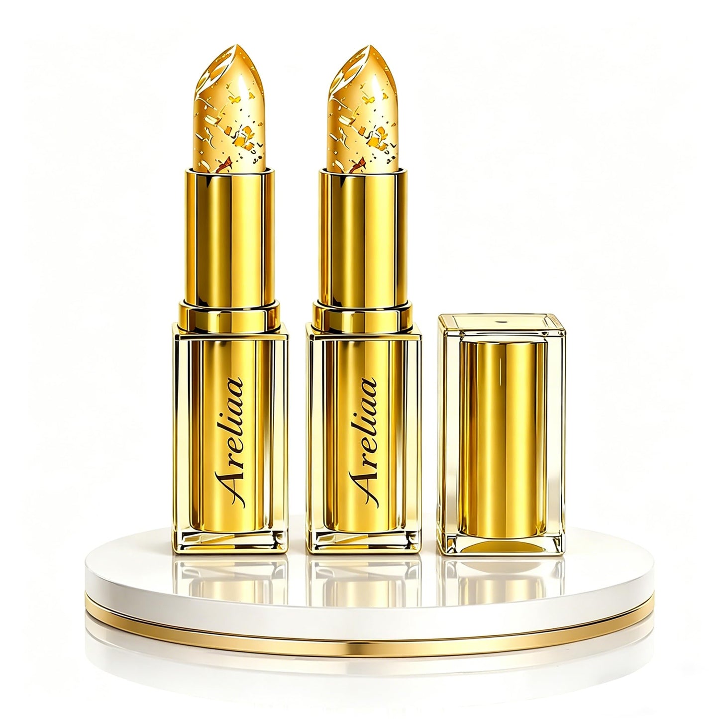 Areliaa Lipstick for Older Women, Areliaa Signature Skin-Adaptive Lipstick, PH Lipsticks Color Changing, Transferproof Color Changing Clear Lip Sticks, Long Lasting 24 Hours Moisturizing (2Pcs)