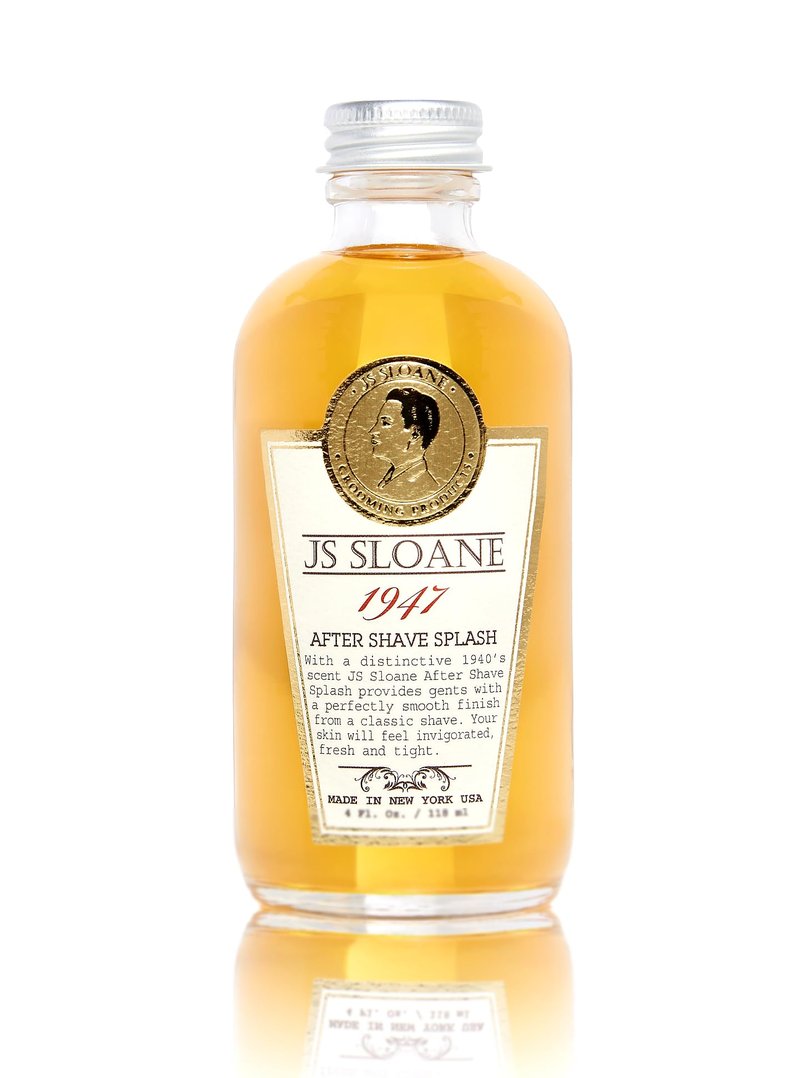 JS Sloane 1947 After Shave Splash for Men – Classic Barbershop Aftershave, Refreshing & Toning Post Shave, Signature Masculine Scent, 4 oz