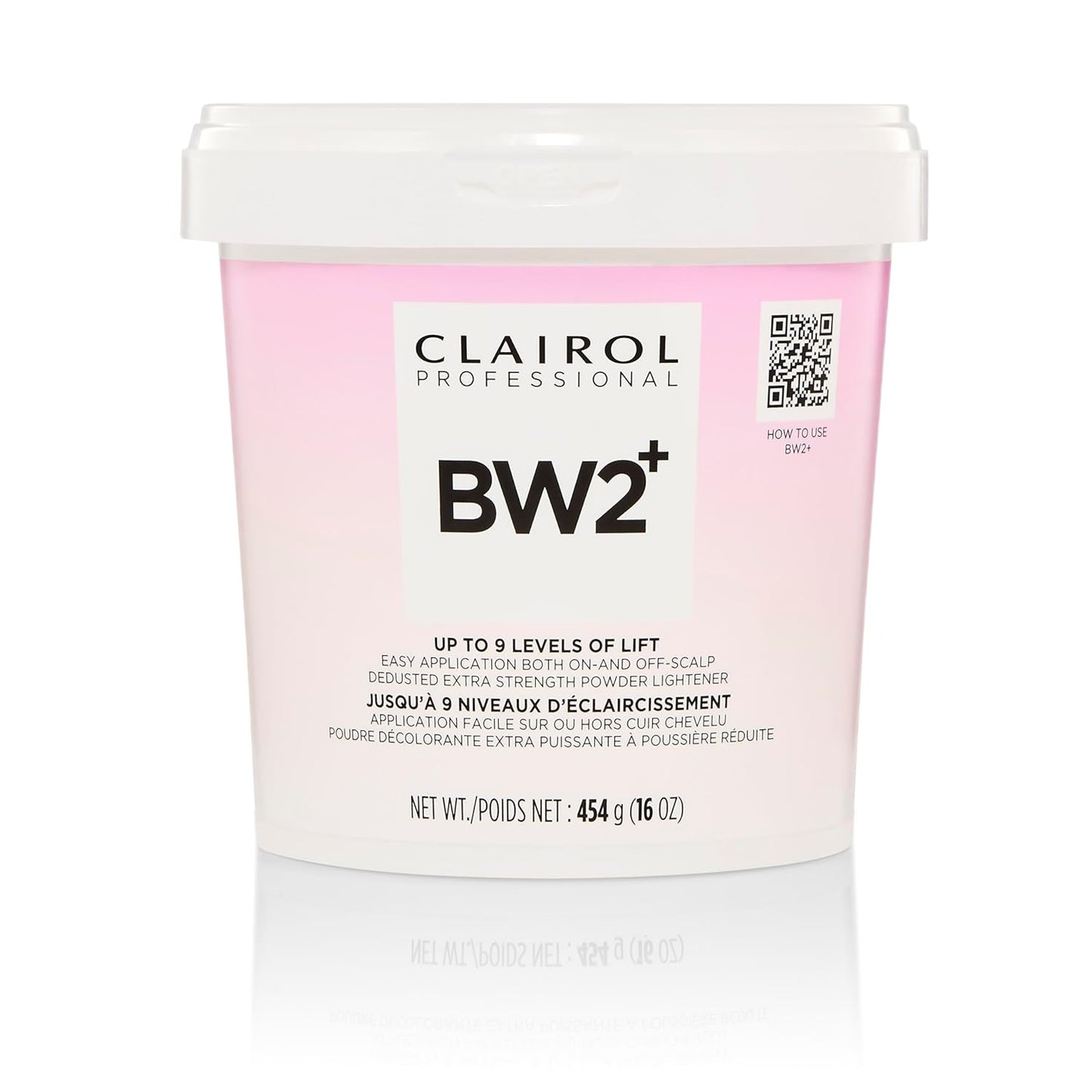 Clairol Professional BW2+ Powder Lightener - Extra Strength Hair Highlights & Lightening, Up to 9 Levels of Lift