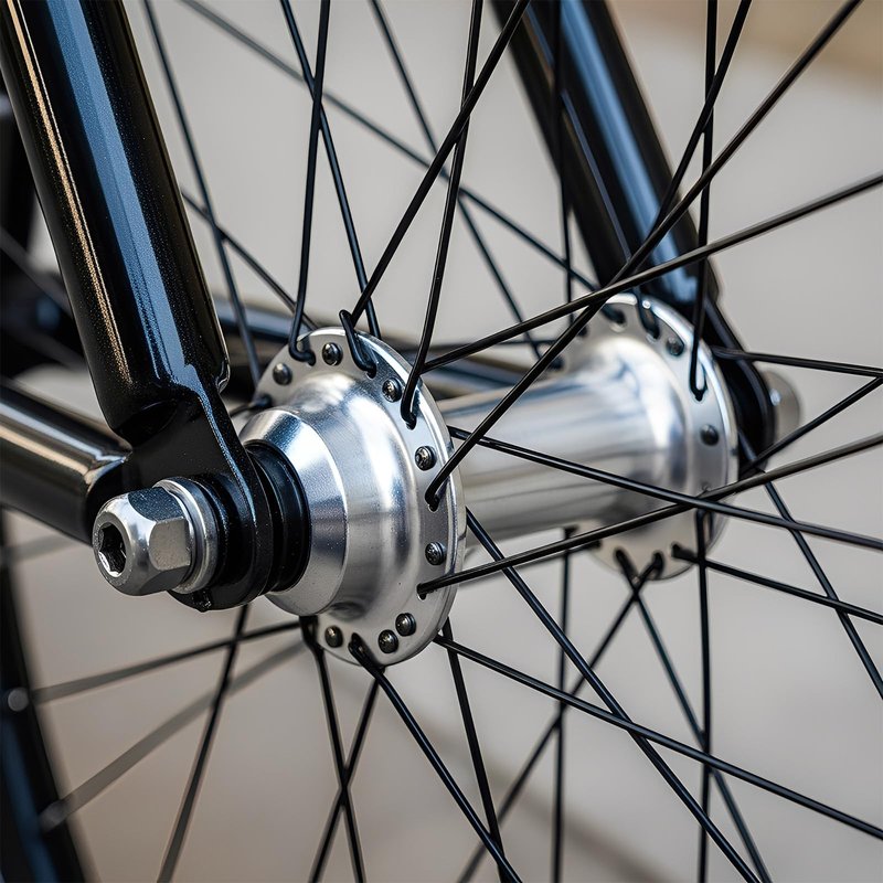 Alrhso 12pcs 290mm/11.4inch Stainless Steel Spokes Mountain Bike/Road Bike Steel 14G Spokes Black with 12mm Nipples