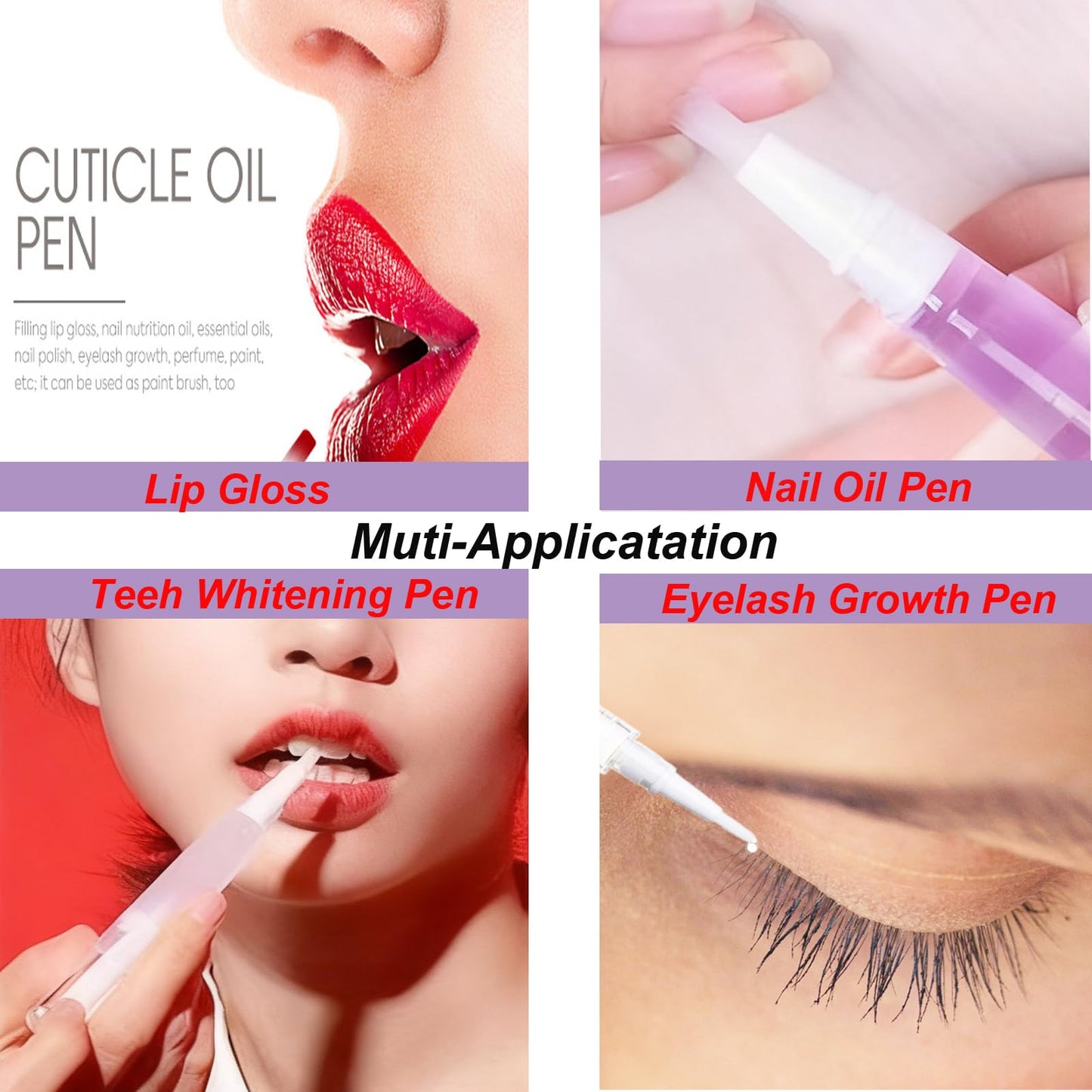 UPZIGS Empty Cuticle Oil Pens, 3ml-12 Pack