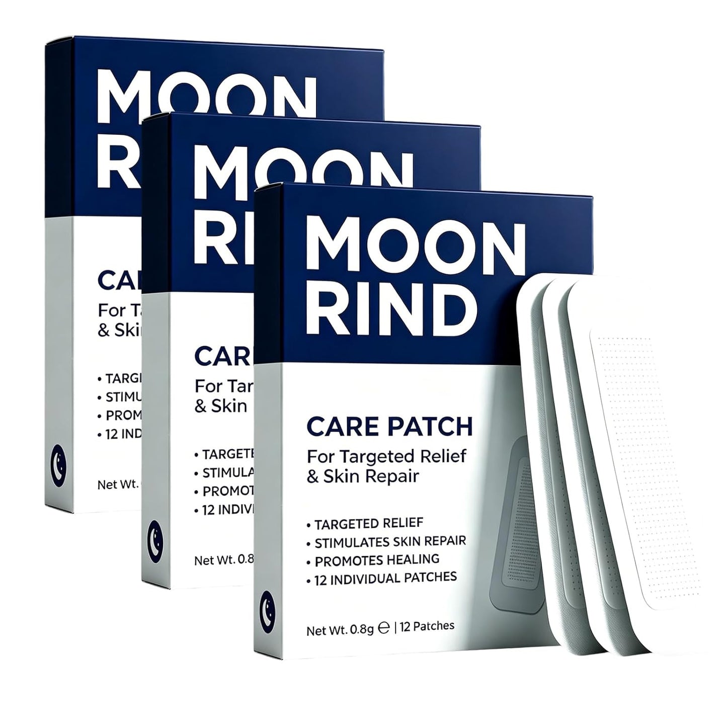 Moon Rind Care Patch - Natural Moisturizing Treatment for Skin | 1 Box