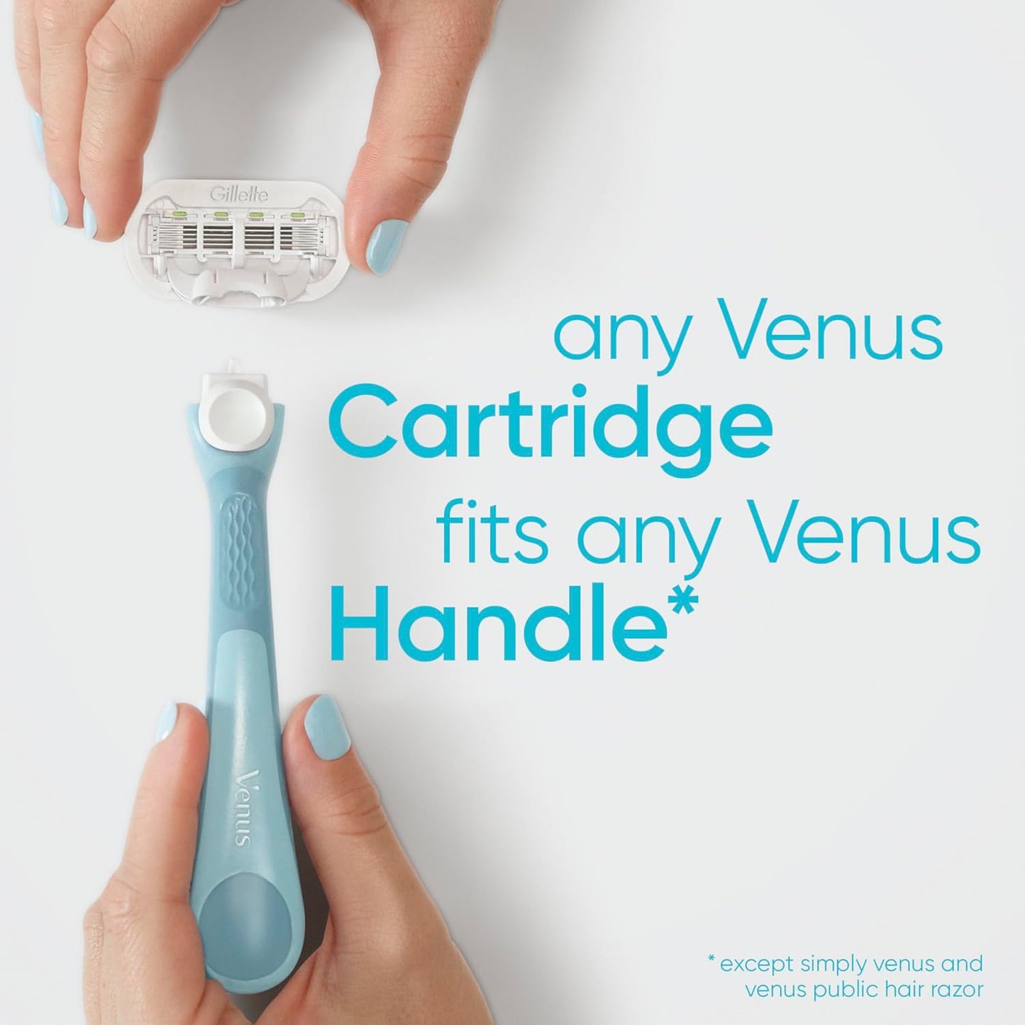 Gillette Venus Women's Razor Blade Refills - Extra Smooth 5-Blade | 4 Count + Sensitive 2 Count