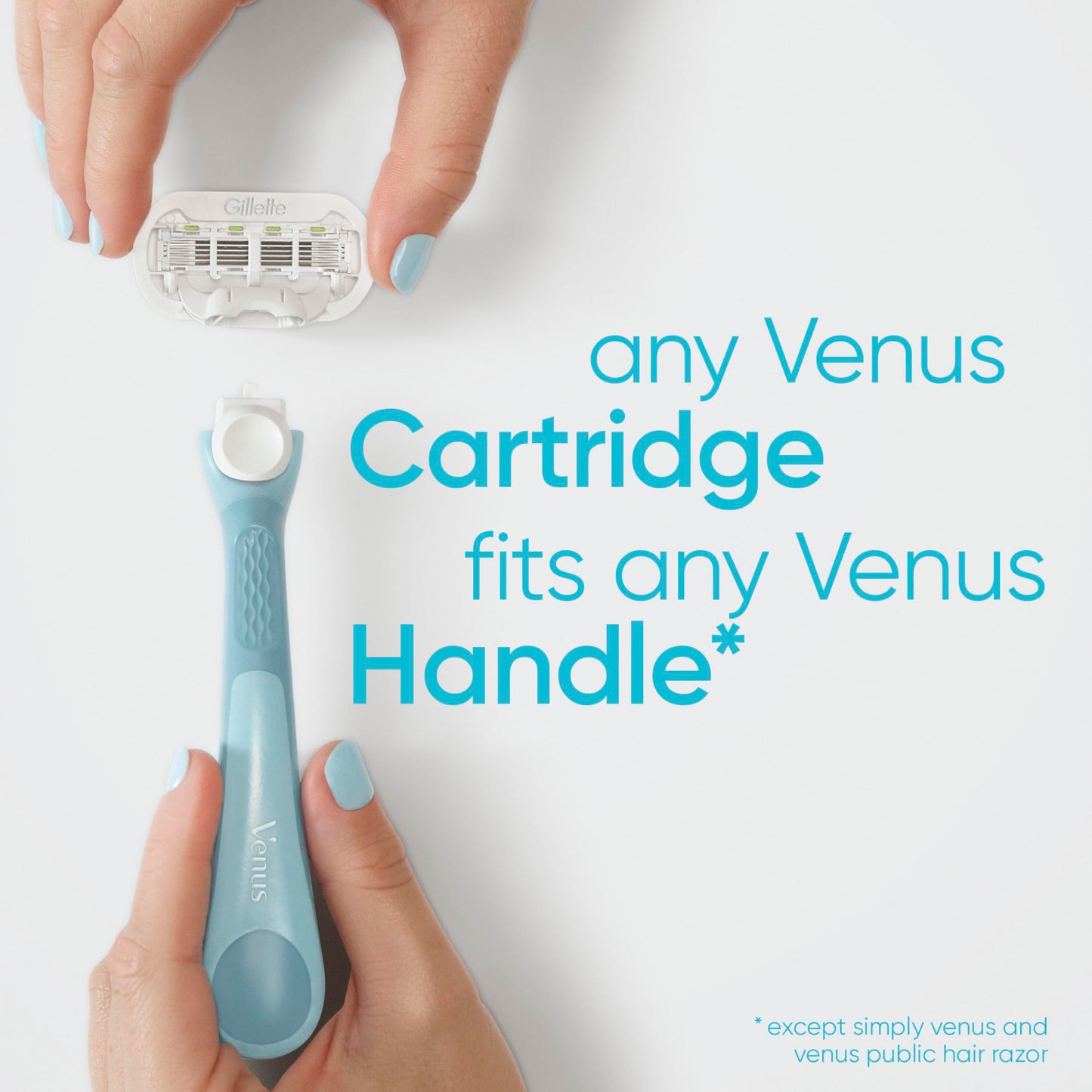 Gillette Venus Extra Smooth 4 count, plus Gillette Venus Extra Smooth Sensitive 2 count, 5-Bladed Women's Razor Blade Refills