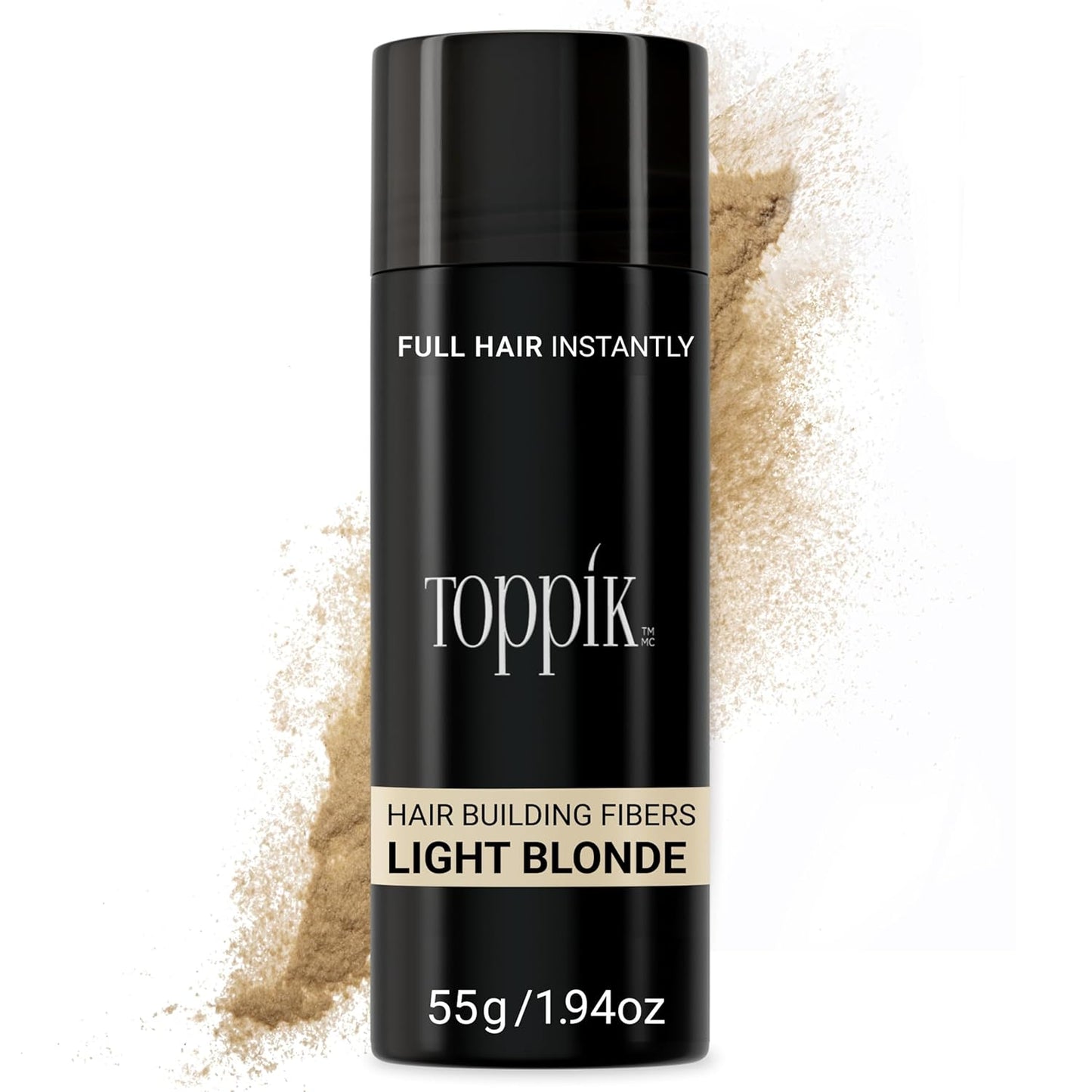 Toppik Hair Building Fibers - Instantly Thicker & Fuller Hair | 9 Shades, 4 Sizes Available