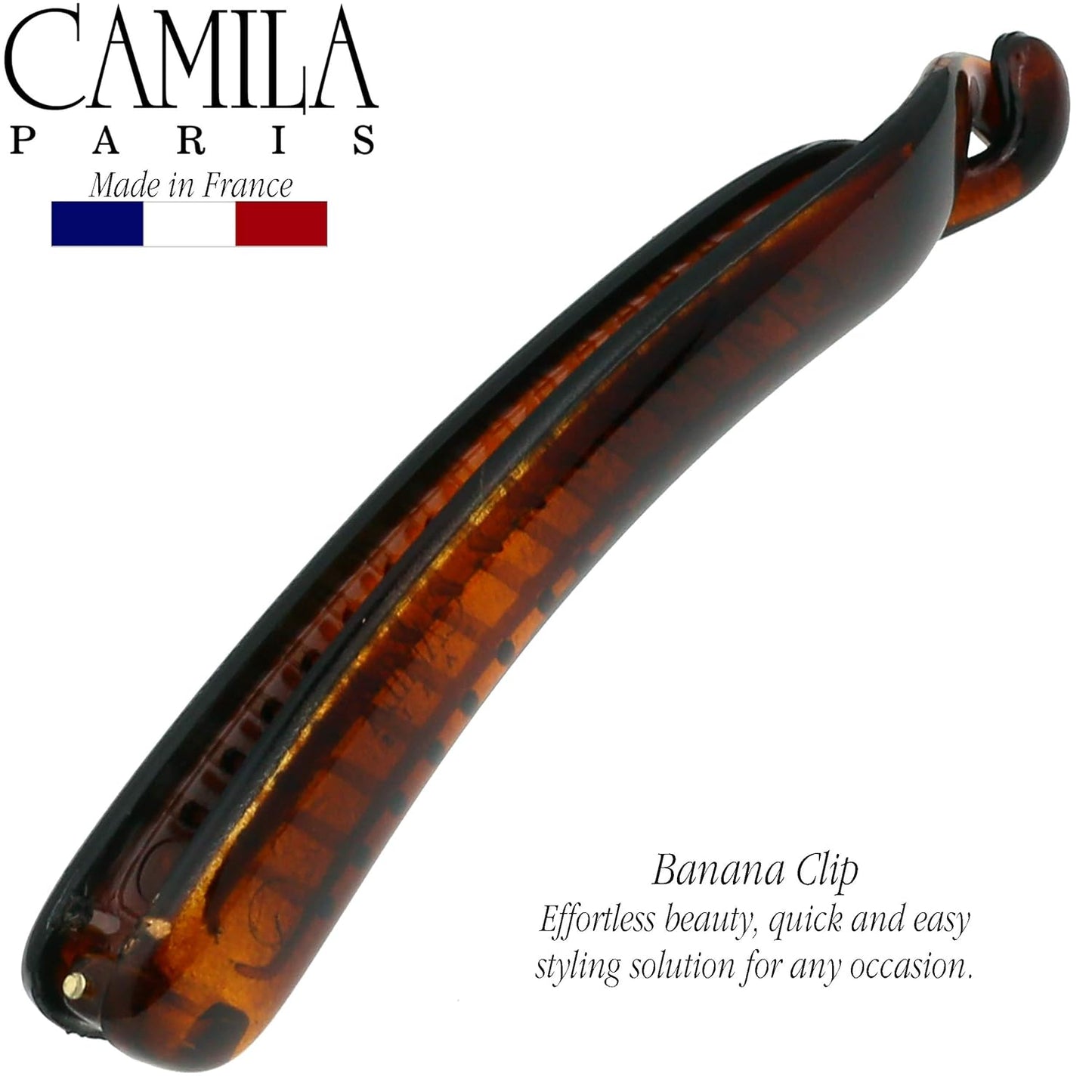 French Hair Banana Clincher Clip - Non-Slip Updo Ponytail Holder | Durable Styling Accessory for Women