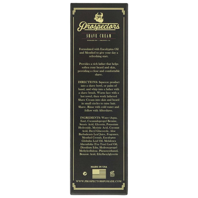 Prospectors Shave Cream 4 oz.