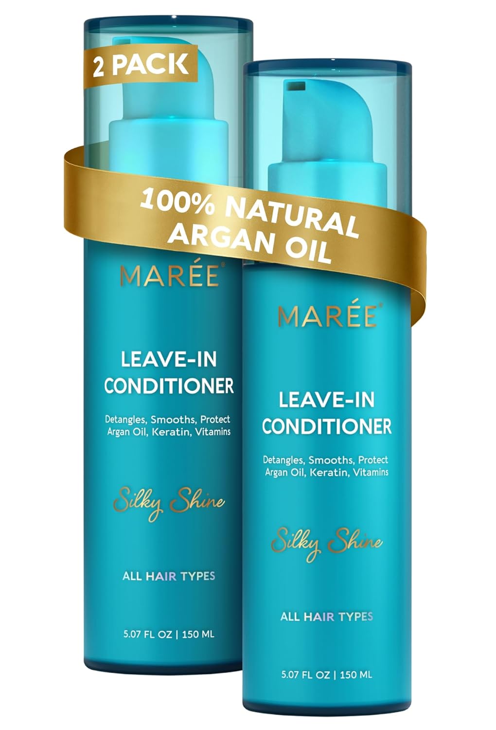 Leave-In Conditioner for Dry Damaged Hair - Glossy Finish for Curly & Color-Treated Hair