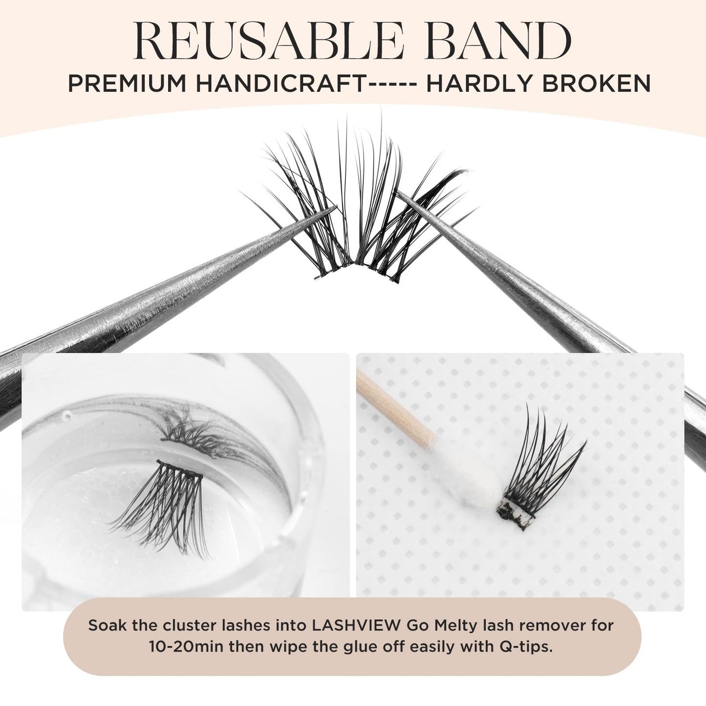 PopUp Lash Clusters, DIY Eyelash Extensions Mega Volume Individual Lashes Eyelash Clusters Extensions Wispy Lashes Cluster DIY at Home(703)