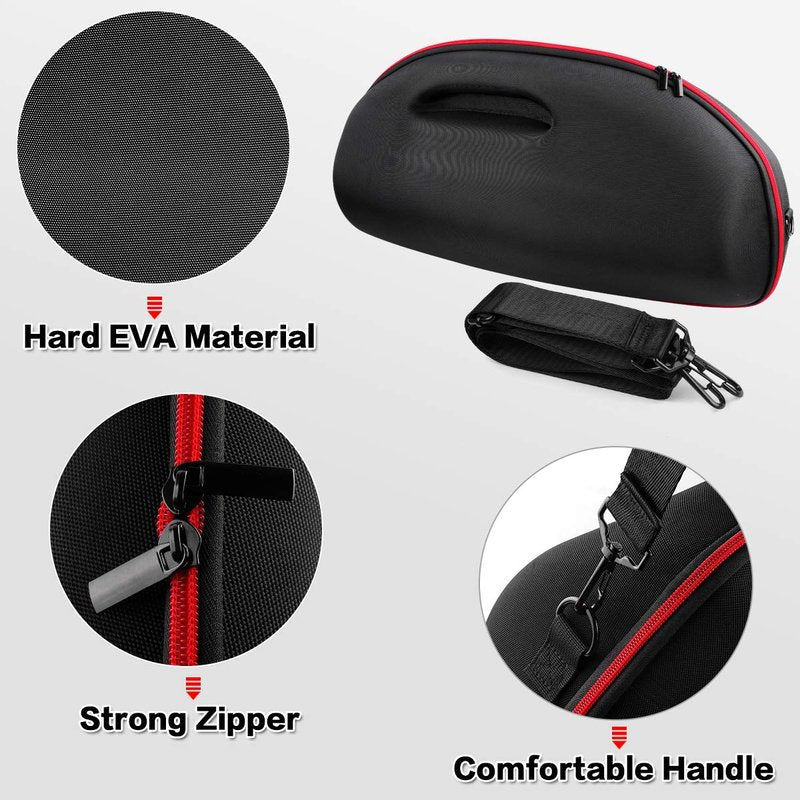 Comecase Hard Travel Case Compatible with JBL Boombox 3/ Boombox 2, Shock-Resistant Carrying Bag with Shoulder Strap & Handle, Water-Resistant, Scratch-Proof Protective Storage Case (Case Only)