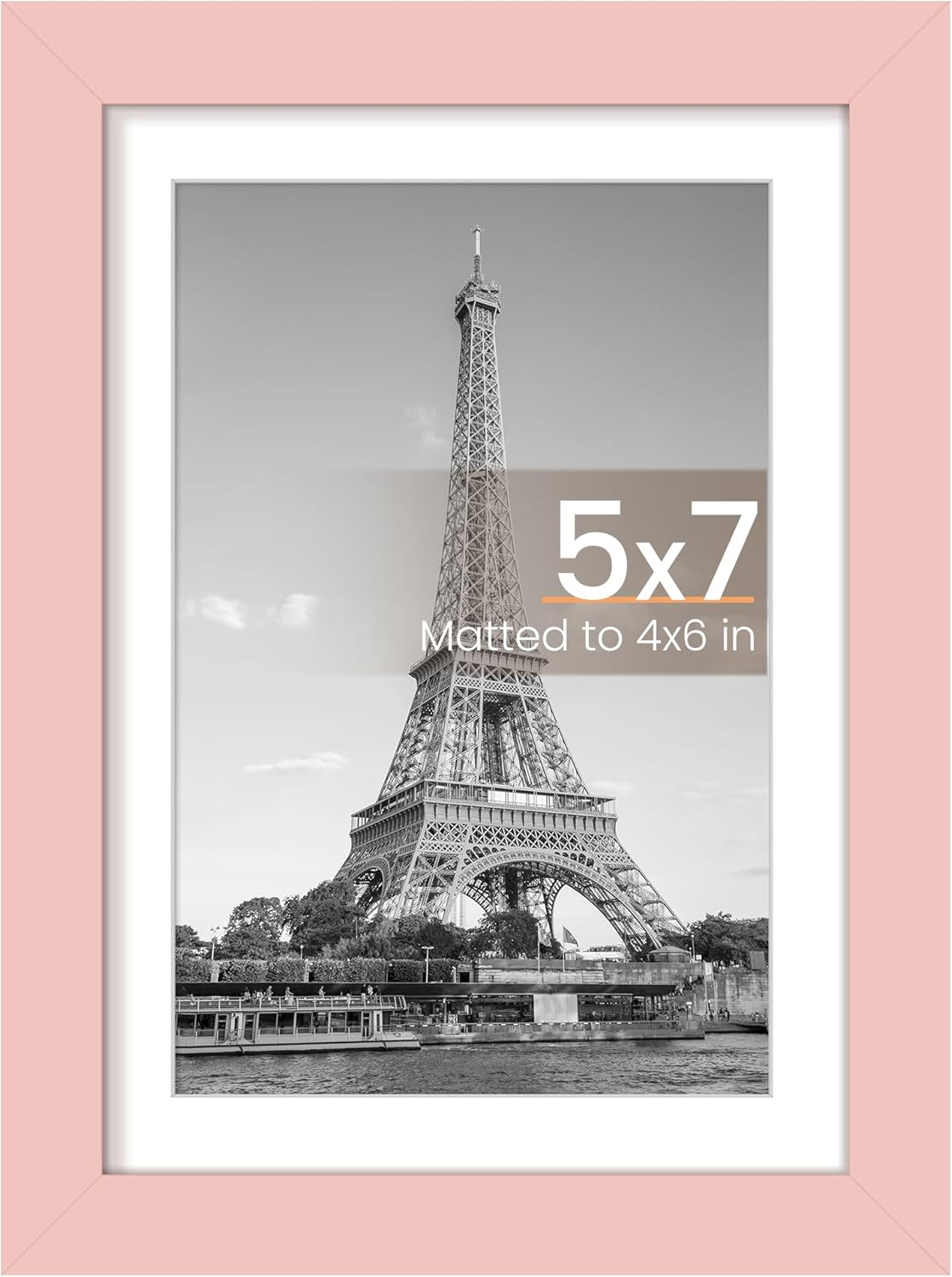 Upsimples 11x14 Picture Frame - Display 8x10 Photos with Mat or 11x14 Without Mat | Black Wall Hanging Frame