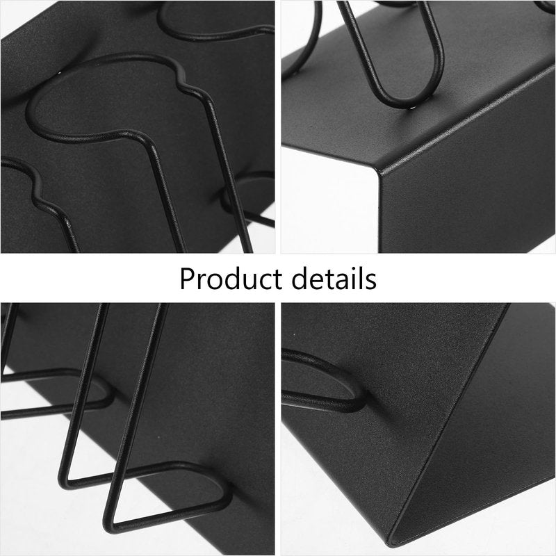 Alipis Wall Mounted Hair Dryer Holder and Electric Clippers Rack Hairdressing Tool Organizer for Salon and Bathroom 11.61X5.90X4.13In Space Saving Hair Trimmer Stand