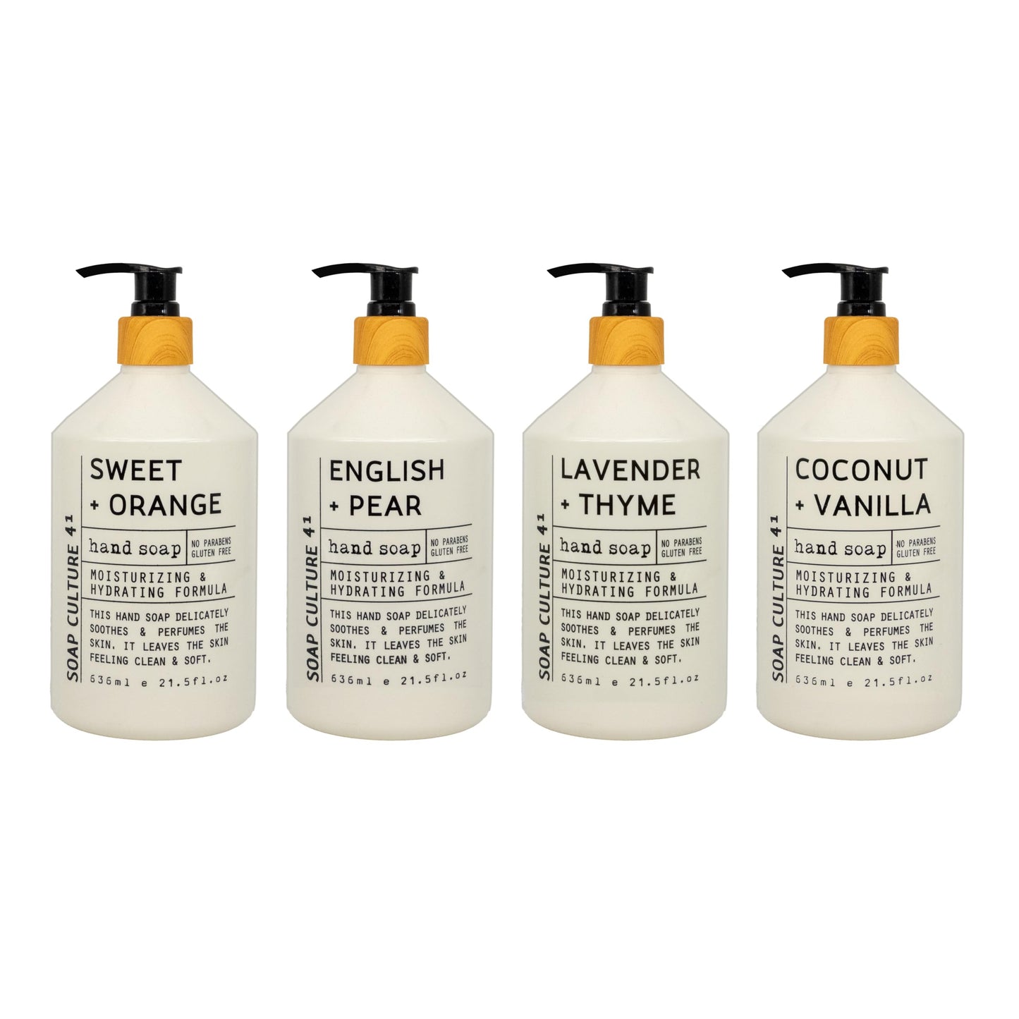 Home & Body Company Soap Culture 41 Hand Soap Collection 21.5 fl oz x 4