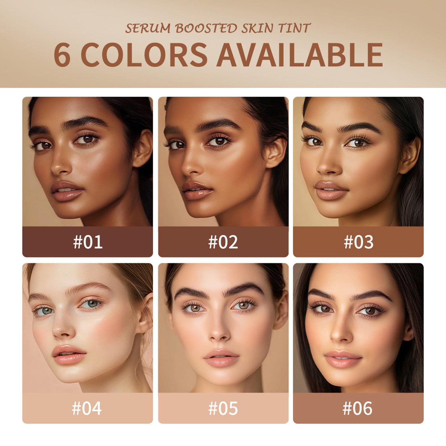 Beauty Balm Serum Enriched Skin Tint Stick – Face Tint Balm Foundation with Serum Benefits, Buildable Hydrating Coverage, Moisturizing Concealer Stick for Glowing Skin & Flawless Finish (4#, 1)