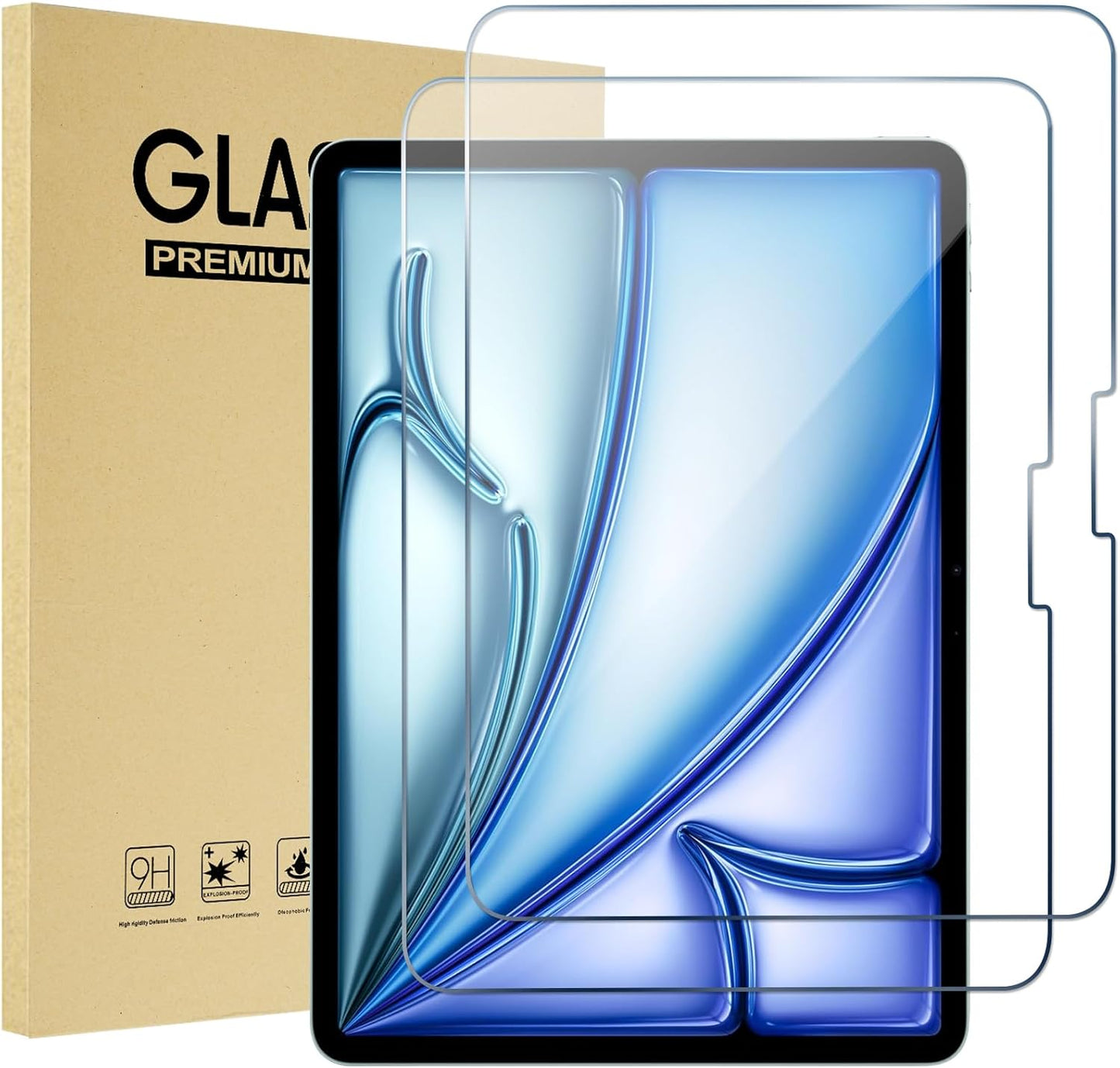 iPad Screen Protector - Tempered Glass Film Guard for A16 2025 & 10th Gen 11 Inch | Clear, 2 Pack