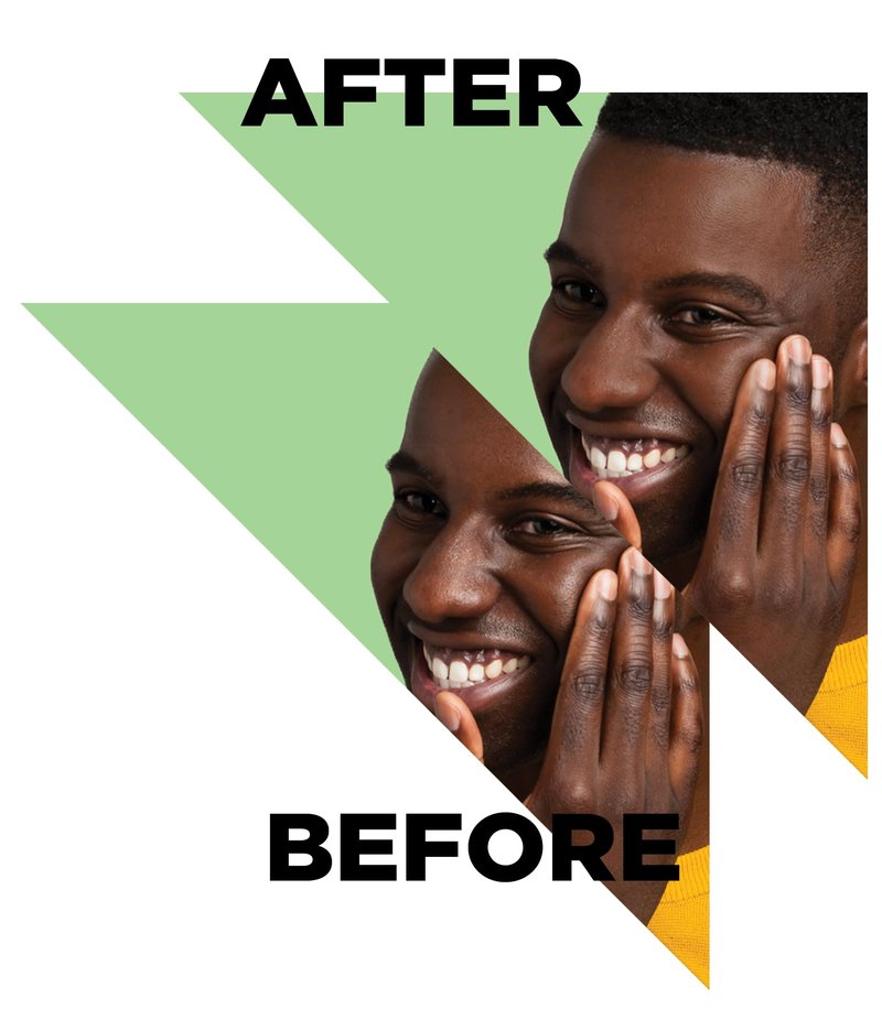 Stryx Men's Anti-Shine Powder Face Make-Up for Men USA-made