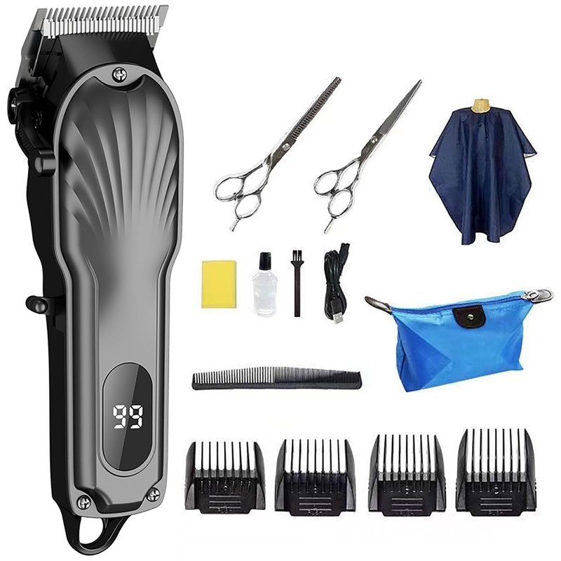 HILYC Mens Hair Clippers Cord Cordless Hair Trimmer Professional Haircut Kit for Men Rechargeable LED Display