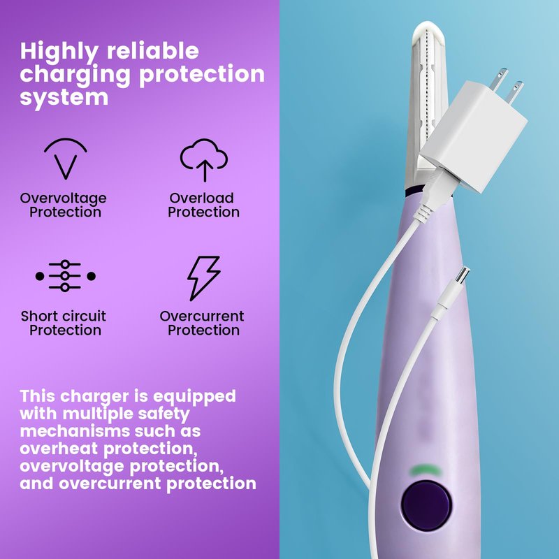 Dermaplaning Tool Charger Cord Compatible with Michael Todd Beauty Sonicsmooth Sonicsmooth Pro+ Dermaplane for Women Face Replacement Battery Power Supply Adapter