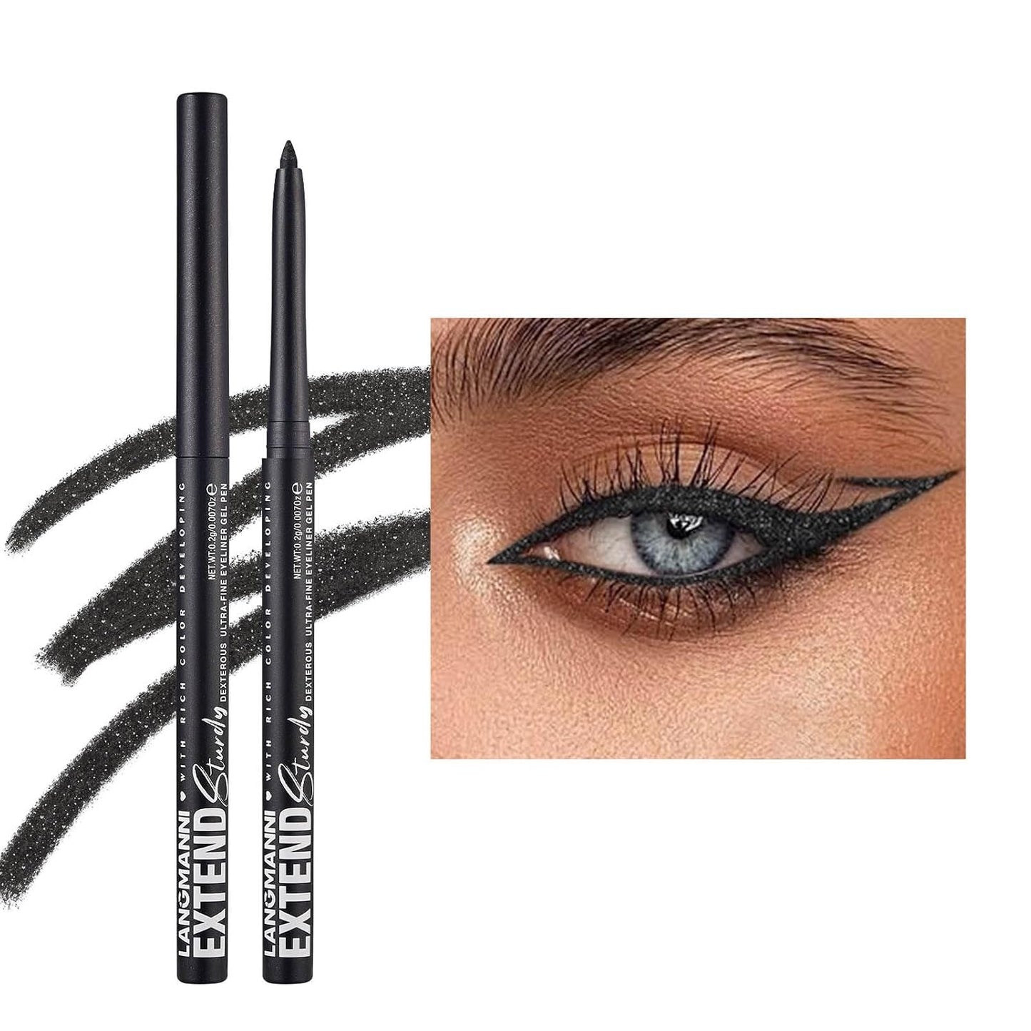 Cream Eyeliner Set - Quick-Drying, Waterproof & Smudge-Proof | 12 Versatile Shades for Sensitive Eyes