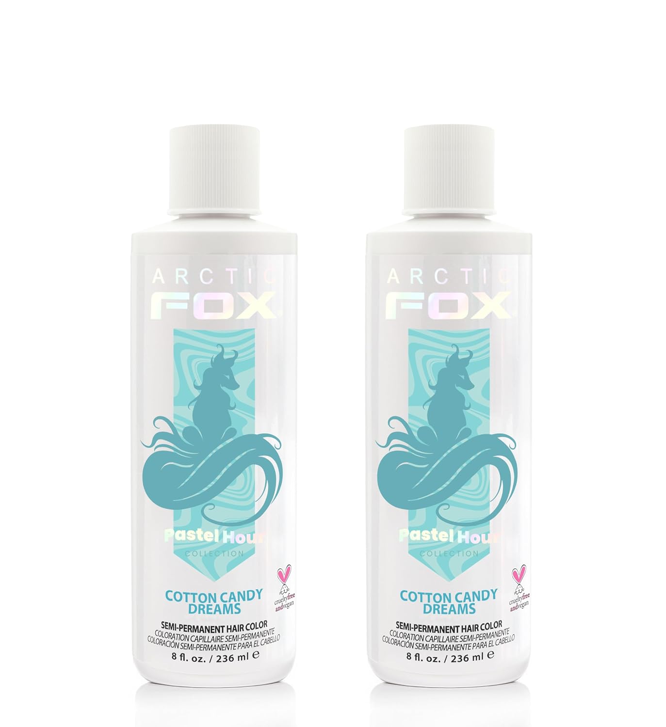 Arctic Fox Semi-Permanent Hair Dye - Vibrant Purple AF Color | Vegan, Ammonia-Free, 4 Fl Oz