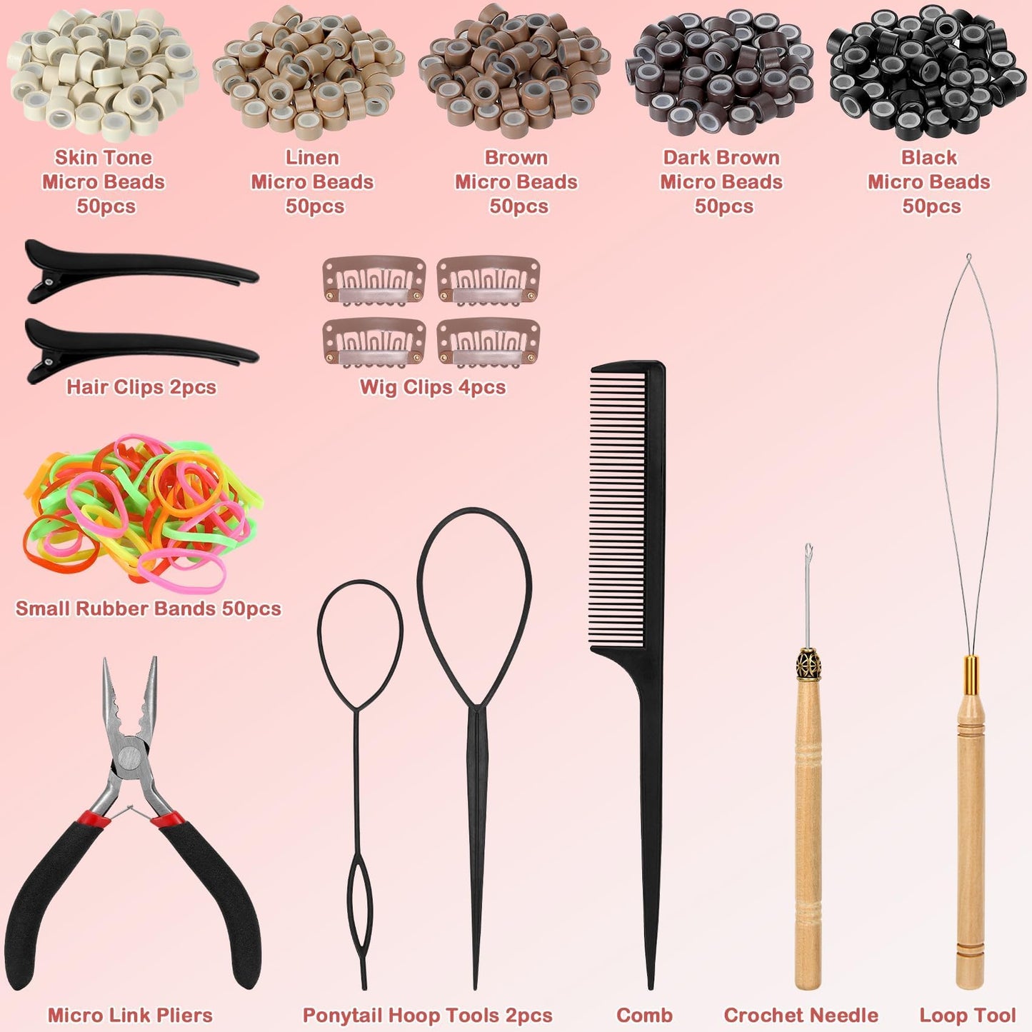 Revahope 8400 STRANDS Hair Tinsel Kit for Girls, 24 Colors 48 Inches Fairy Hair Tinsel Kit Heat Resistance Colorful Glitter Hair Extensions with Tools for Party Concert