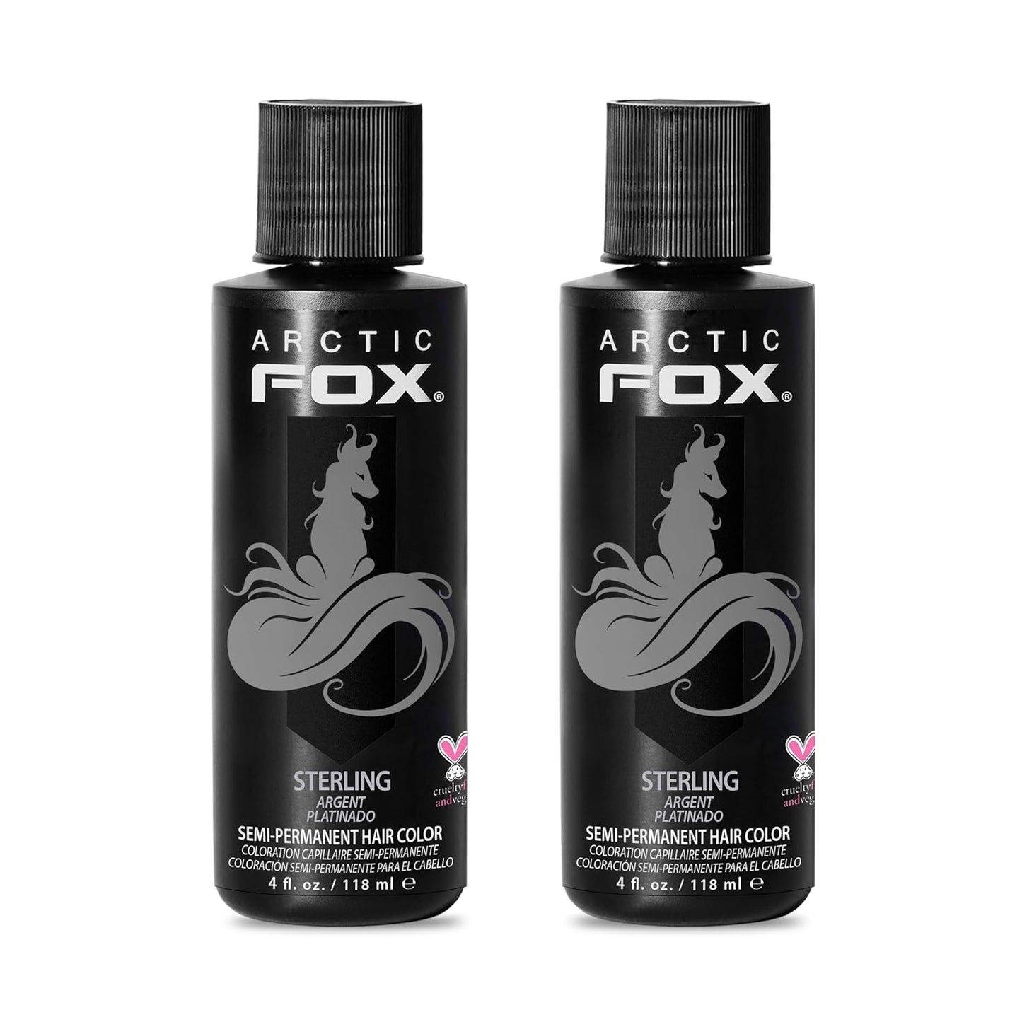 Arctic Fox Semi-Permanent Hair Dye - Vibrant Purple AF Color | Vegan, Ammonia-Free, 4 Fl Oz