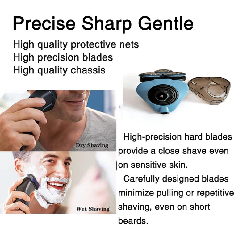 [1 Pack]Replacement Blades Compatible with Philips Norelco 5000X Replacement Heads,for Philips Norelco 5000X Series Shavers, Fits X5000,X5001,X5101,X5009,X5102,X5002,X5003,X5005 Etc Models